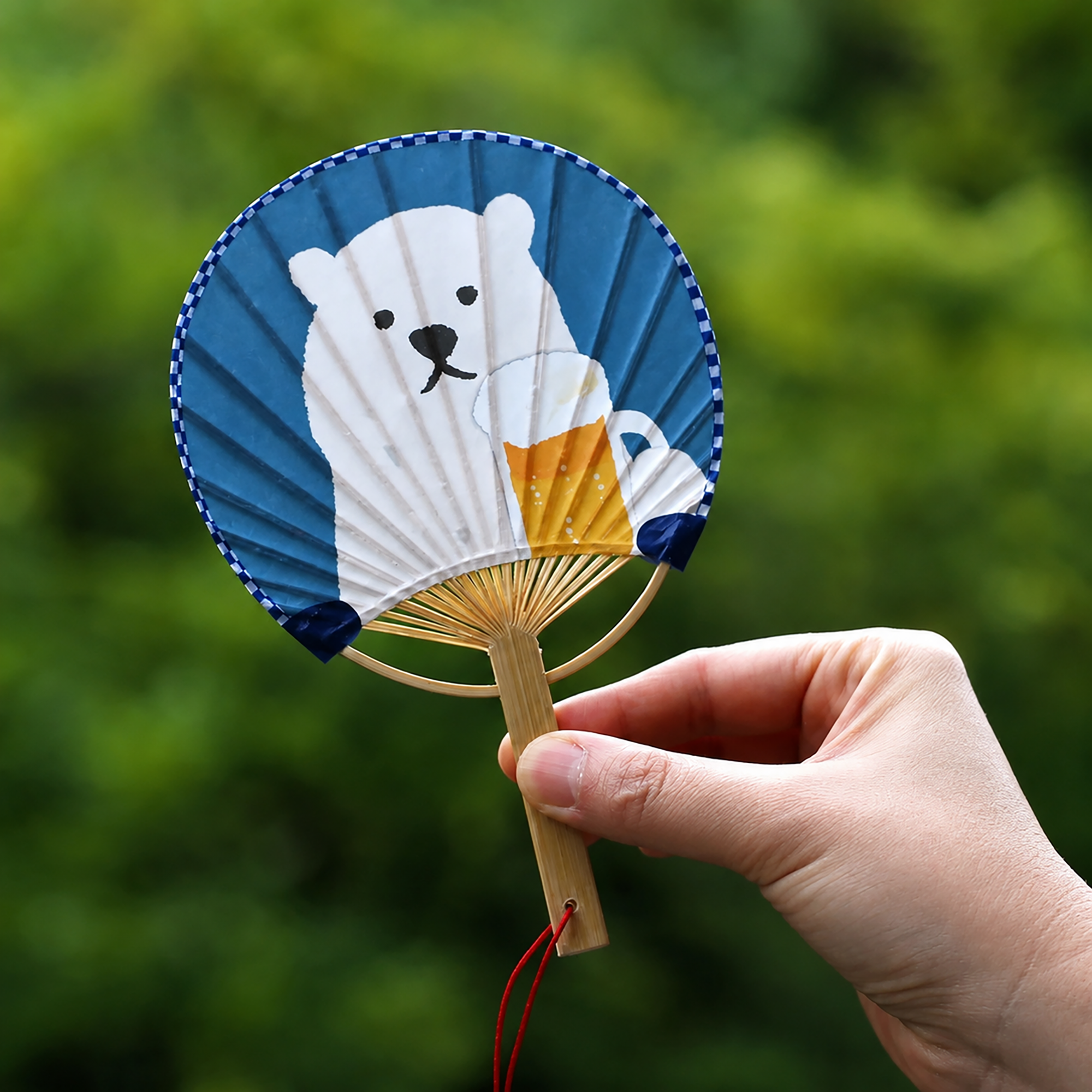Mini éventail japonais uchiwa