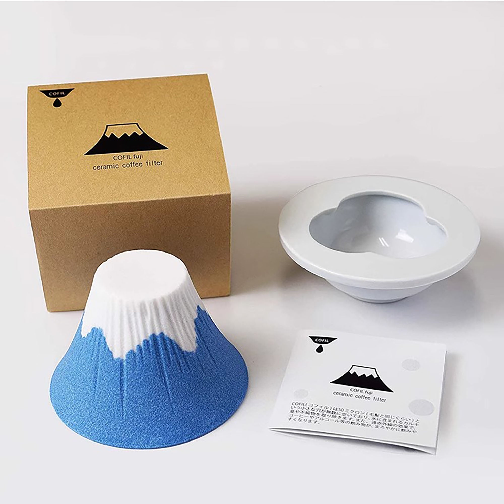Arita-yaki-Keramik-Kaffeefilter „Mount Fuji“
