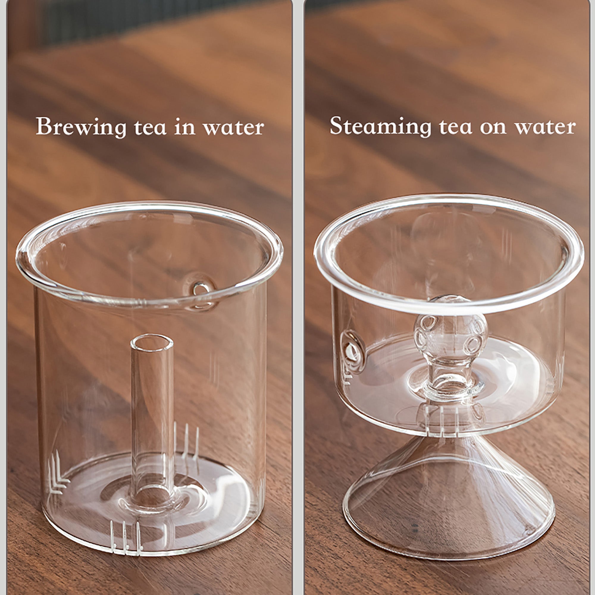 Théière en verre borosilicate