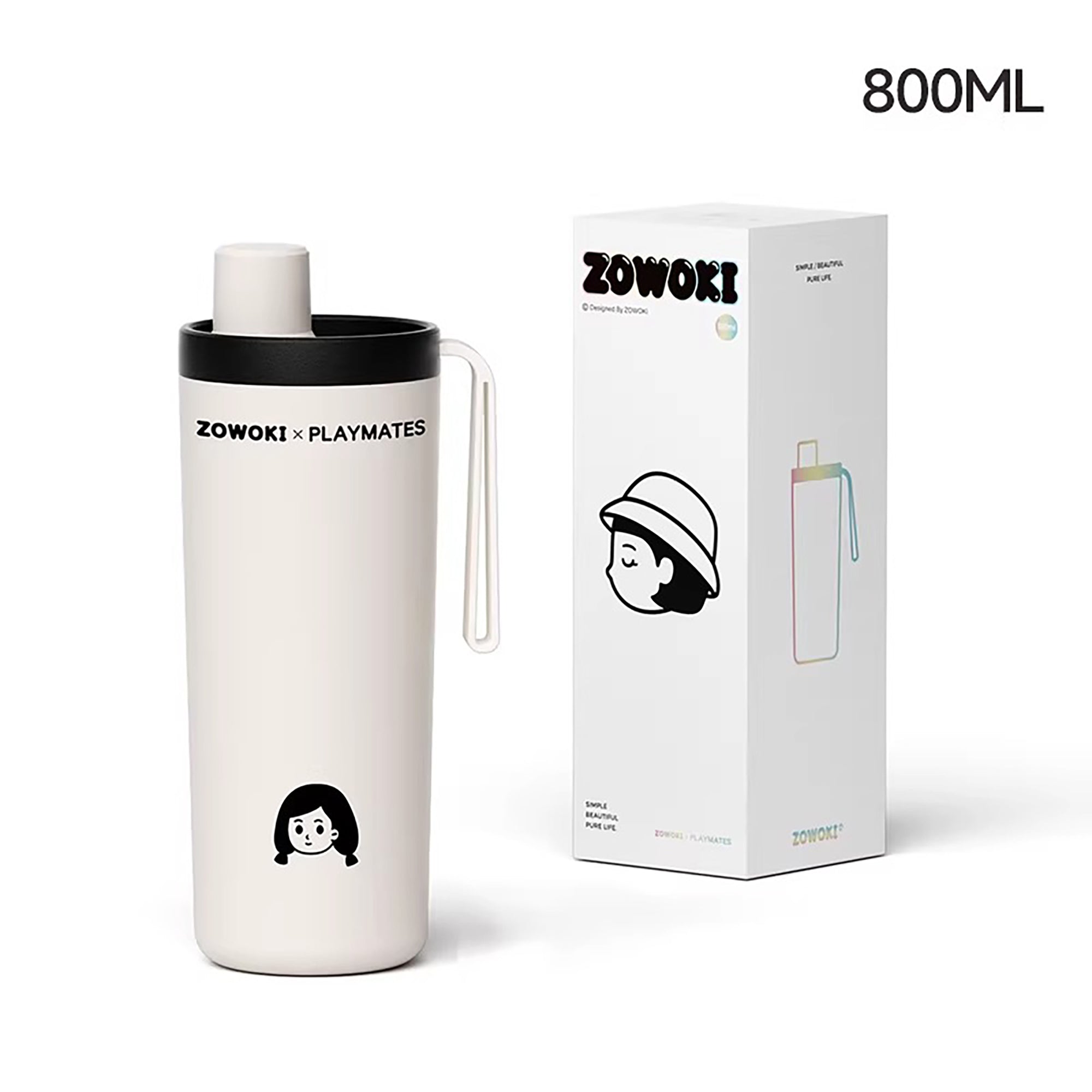 Gobelet isotherme 800ml avec revêtement céramique intérieur