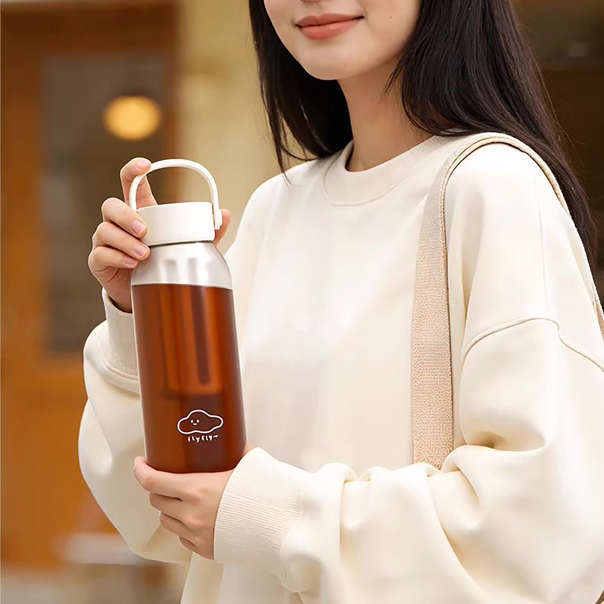 Gobelet cold brew en Tritan avec filtre intégré