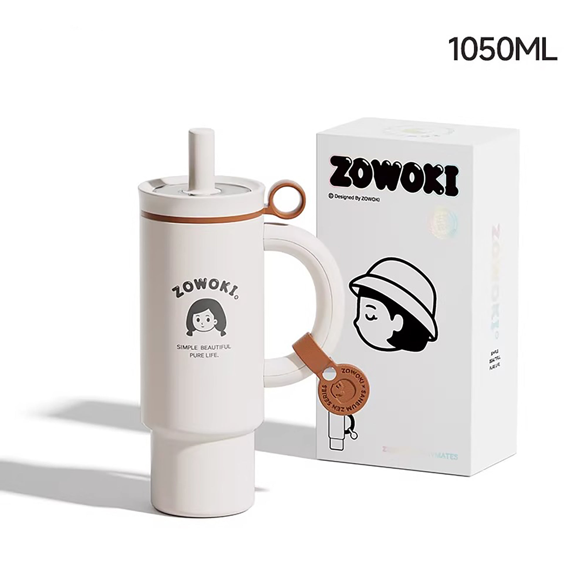 Gobelet isotherme 1050ml en acier inoxydable