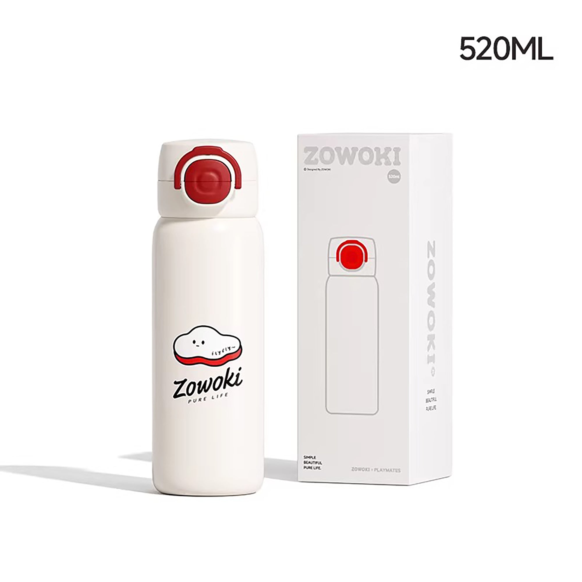 Gobelet isotherme en acier inoxydable à double mode de boisson