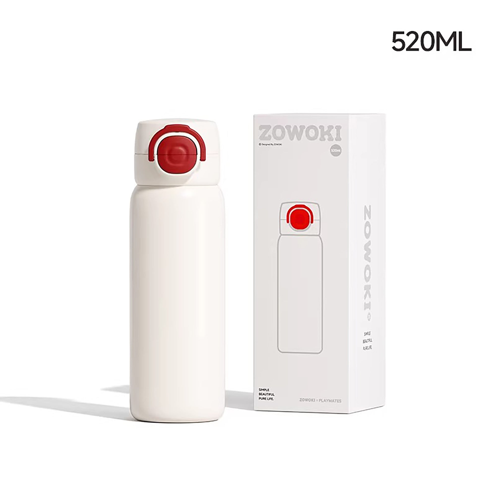 Gobelet isotherme en acier inoxydable à double mode de boisson