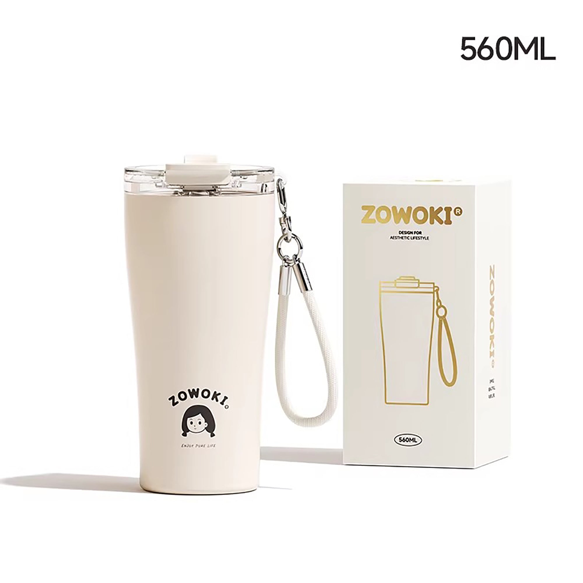 Goblet isotherme 560ml en acier inoxydable 316,
