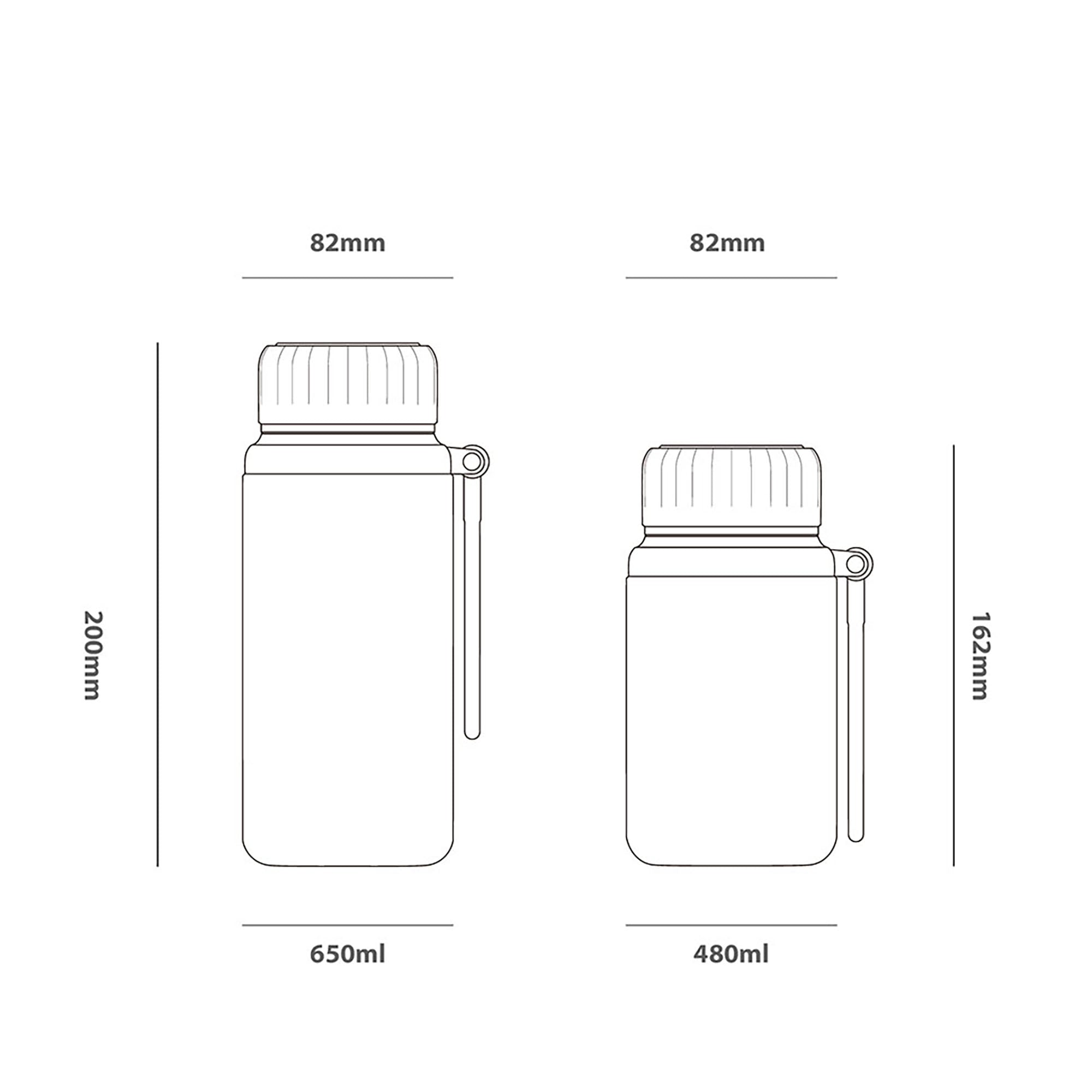 GOURDE THERMO en 480ML et 650ml