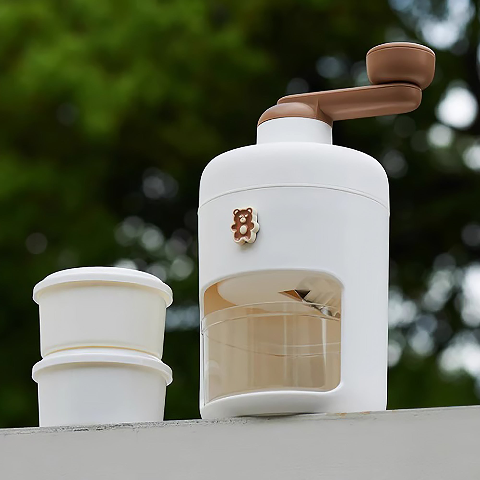 Broyeur à glace manuel pour granités maison