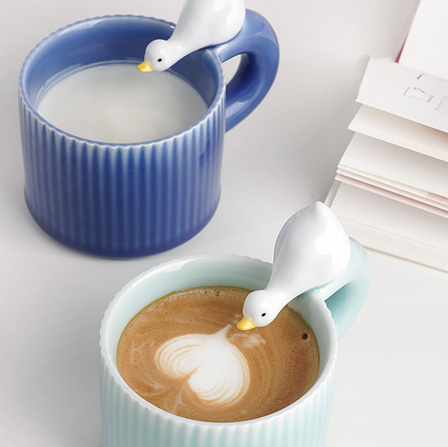 MUG-CANARD-PORCELAINE