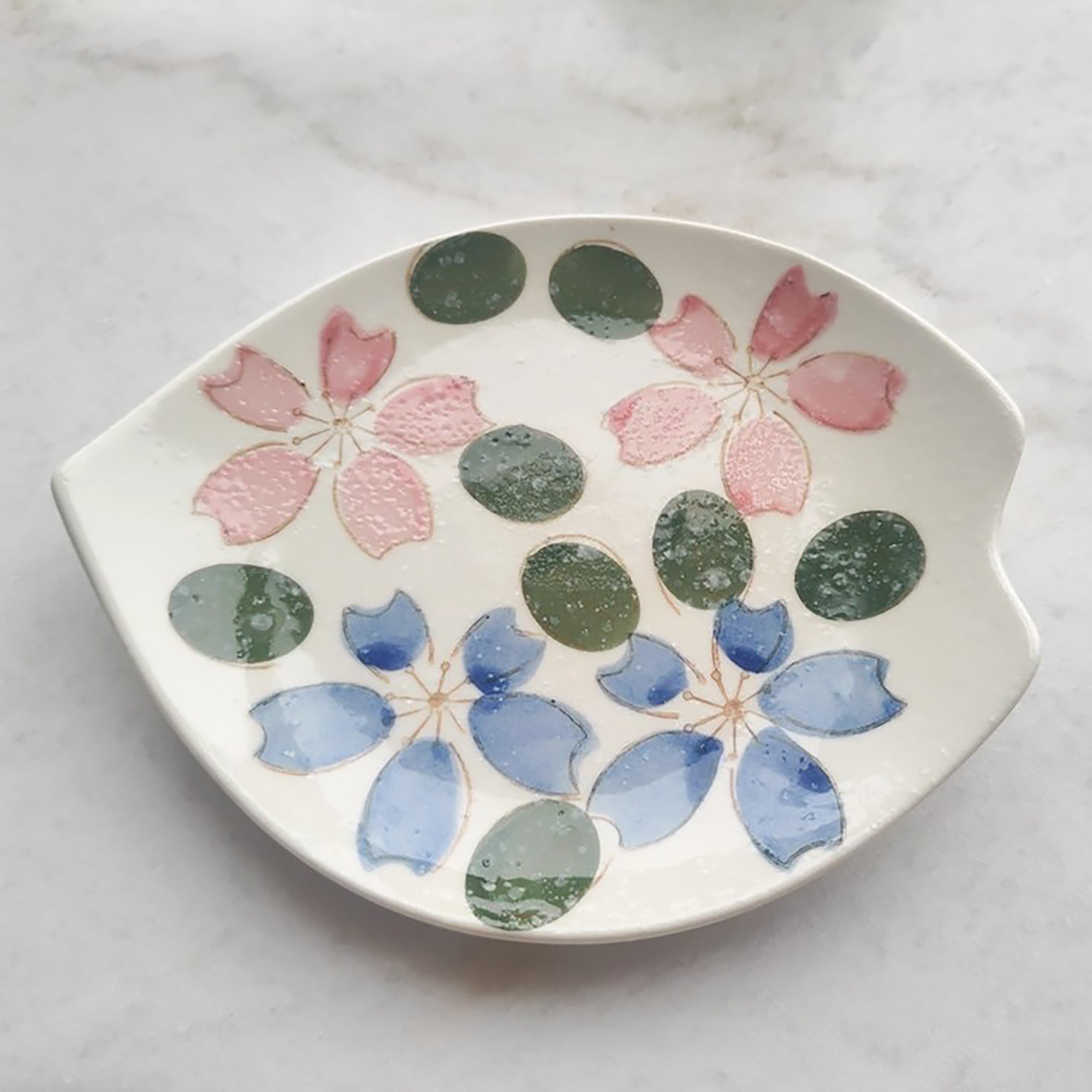 Tasse et soucoupe en céramique Seto-yaki