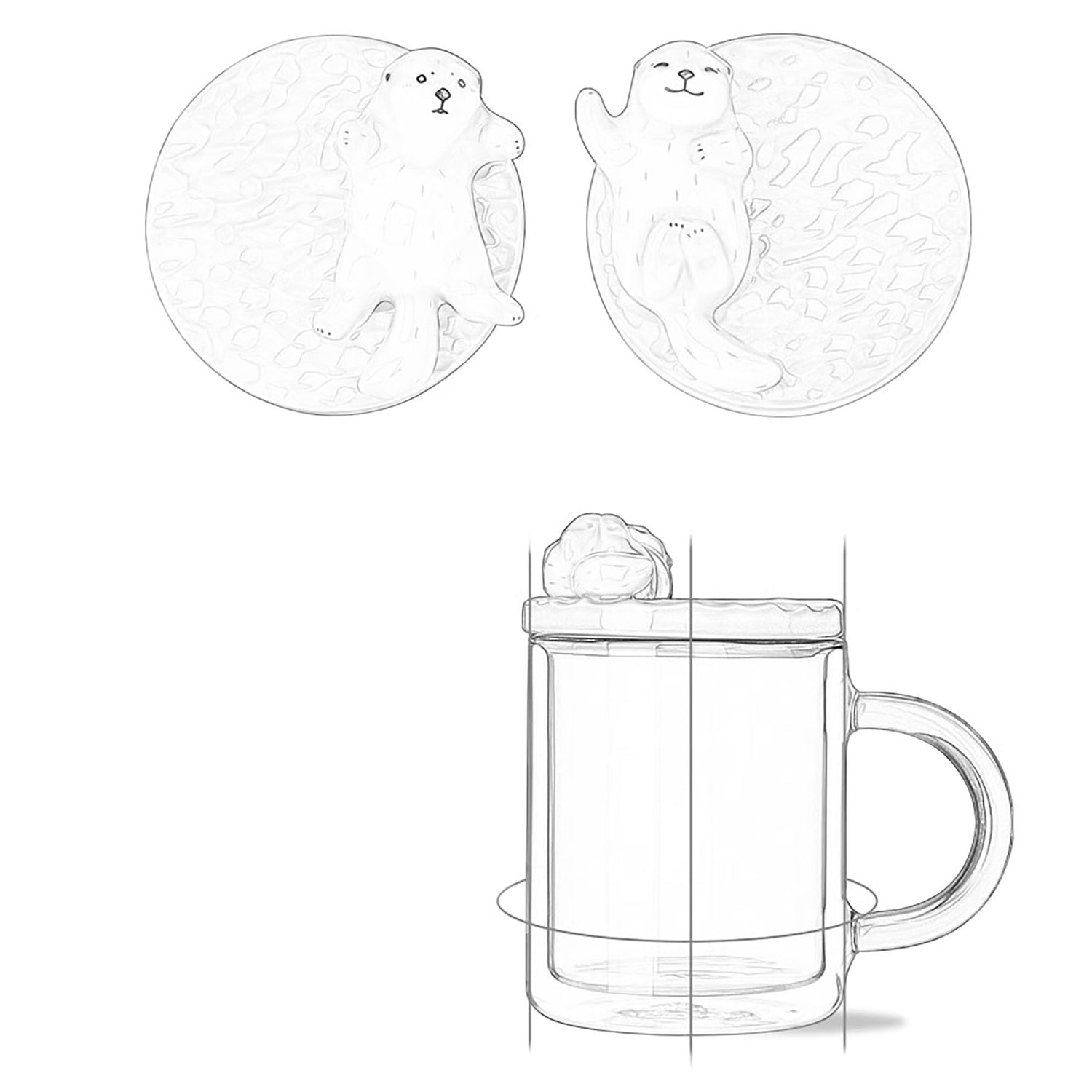 MUG-LOUTRE-VERRE