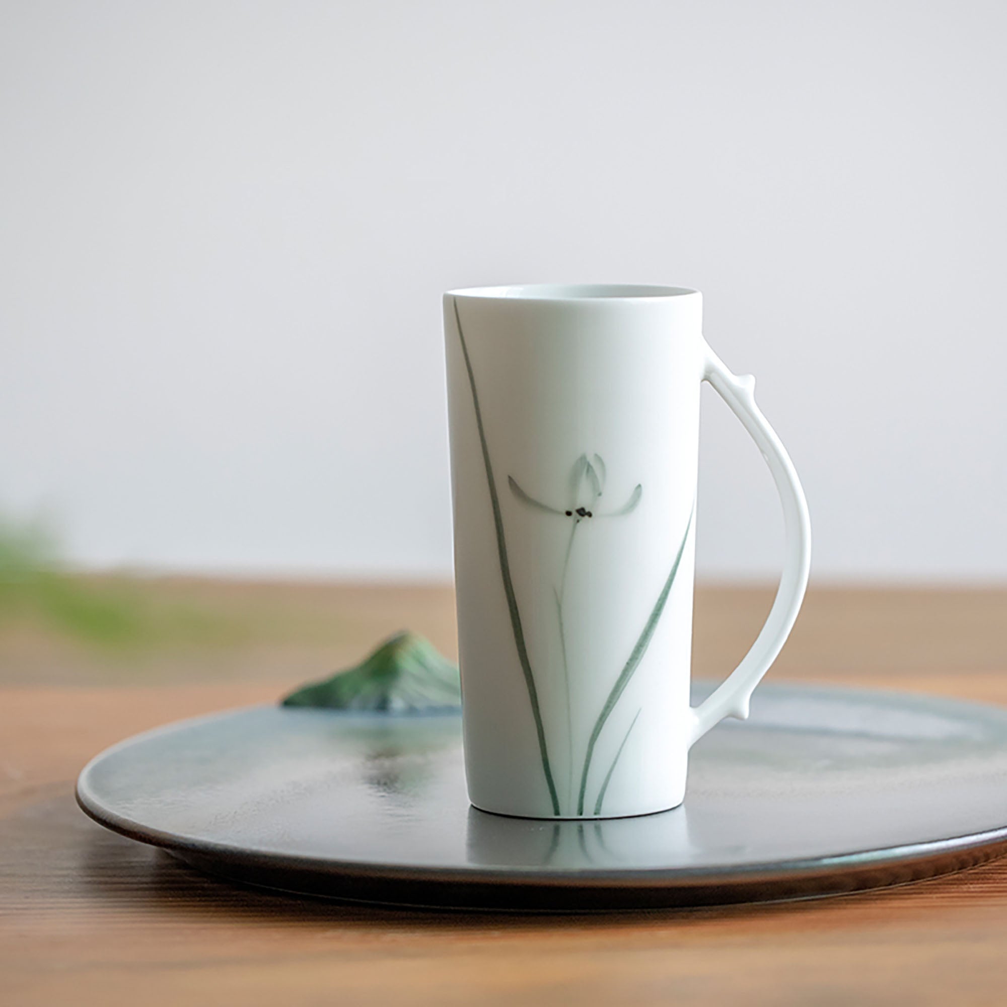 Handmade porcelain mug
