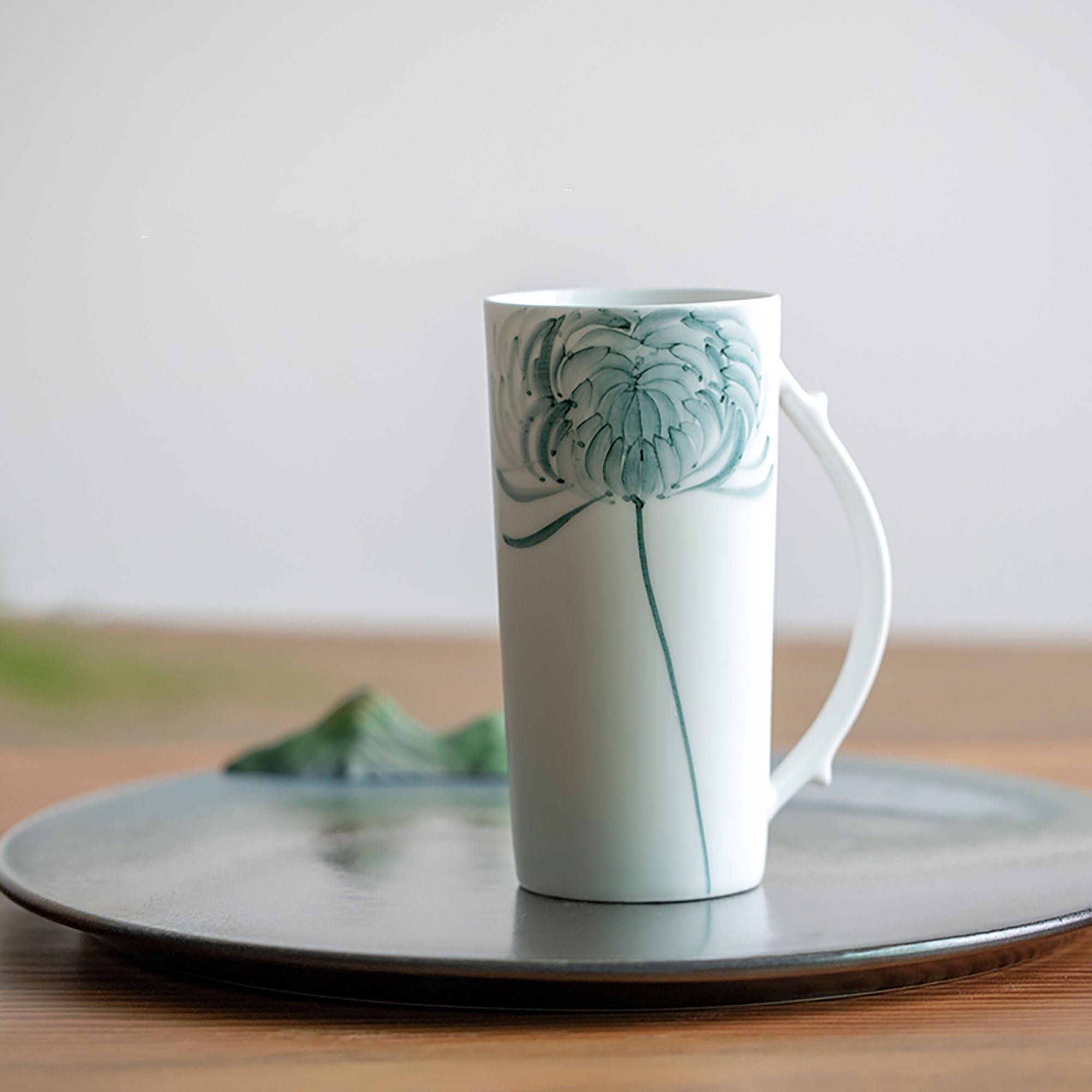 Handmade porcelain mug