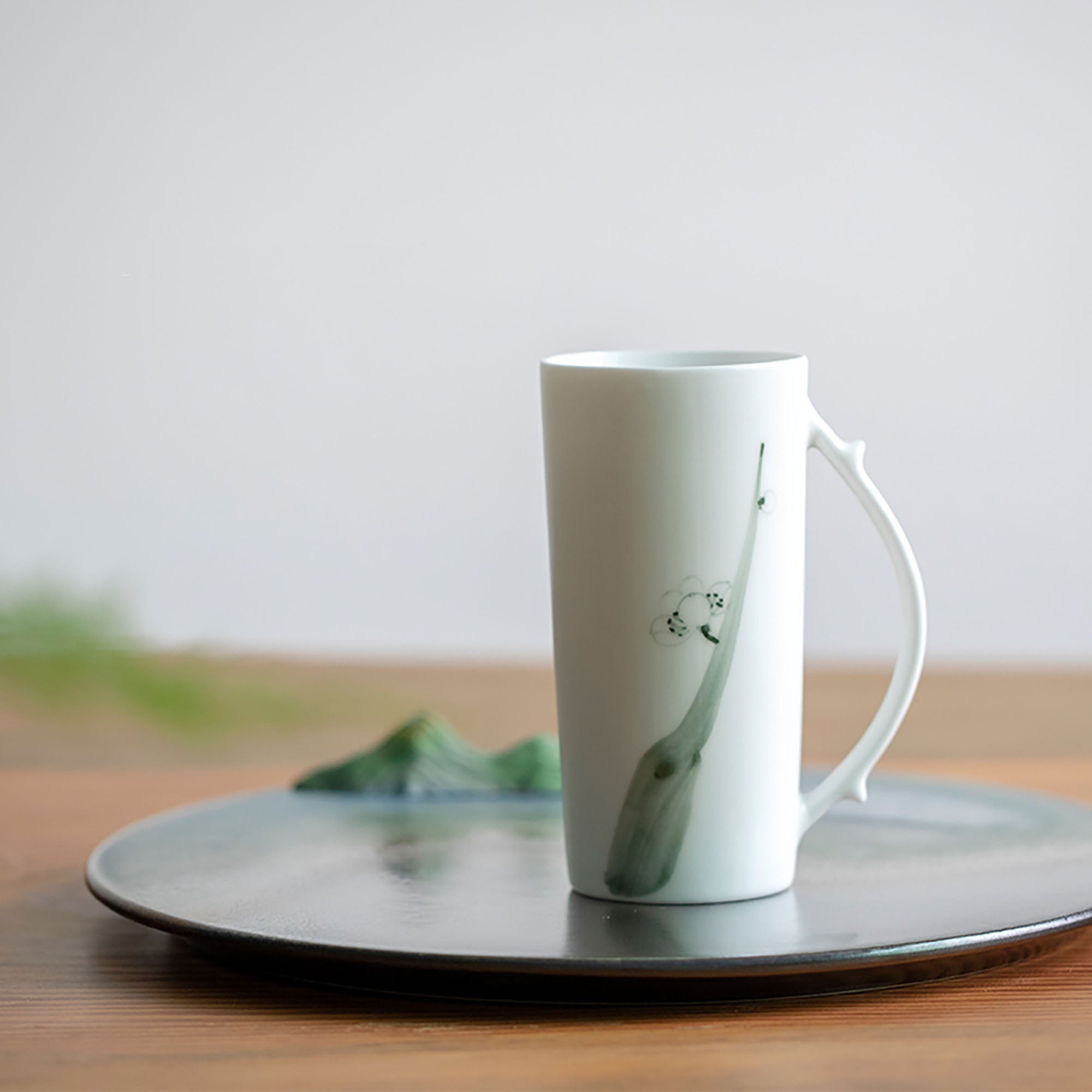 Handmade porcelain mug