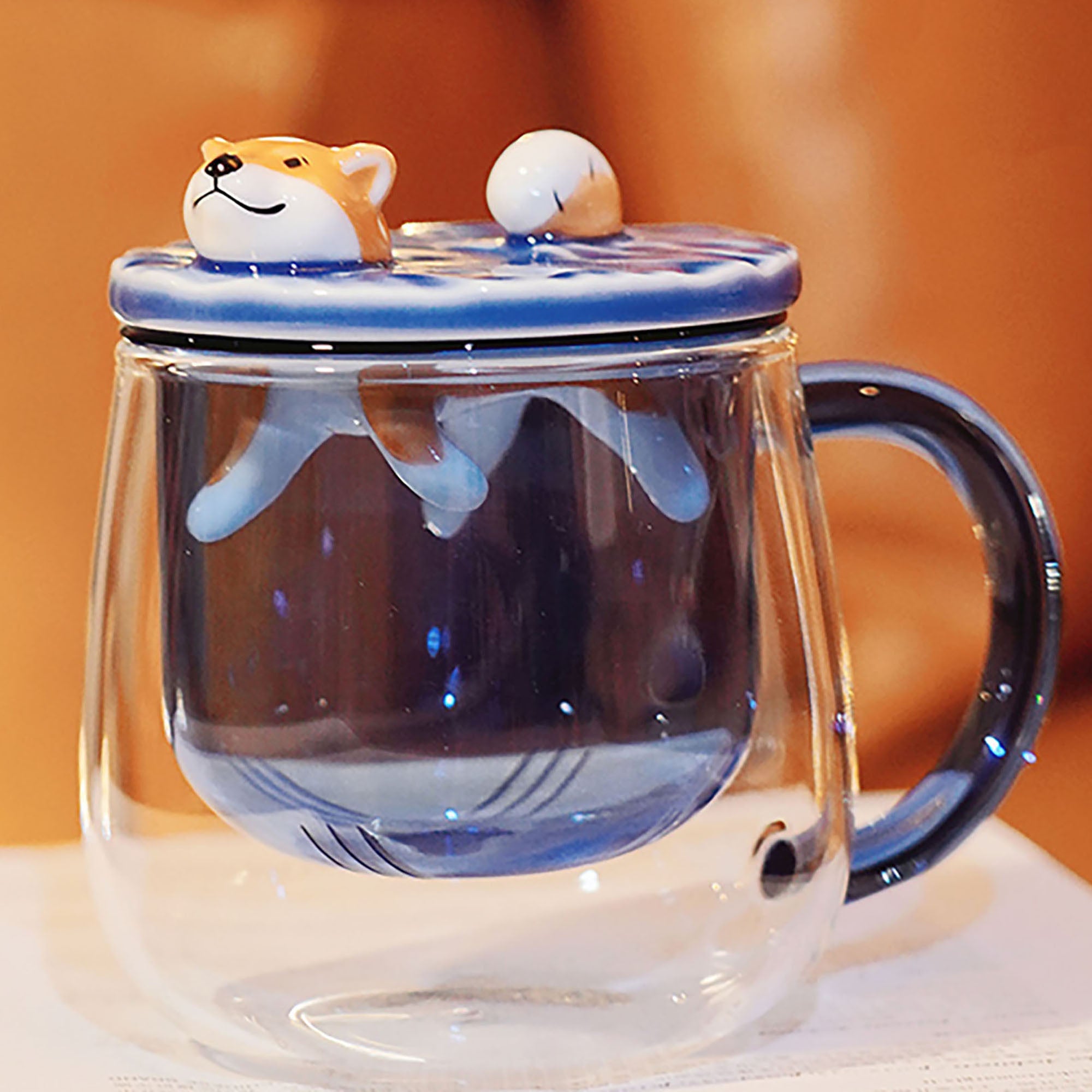 MUG,SHIBA,VERRE