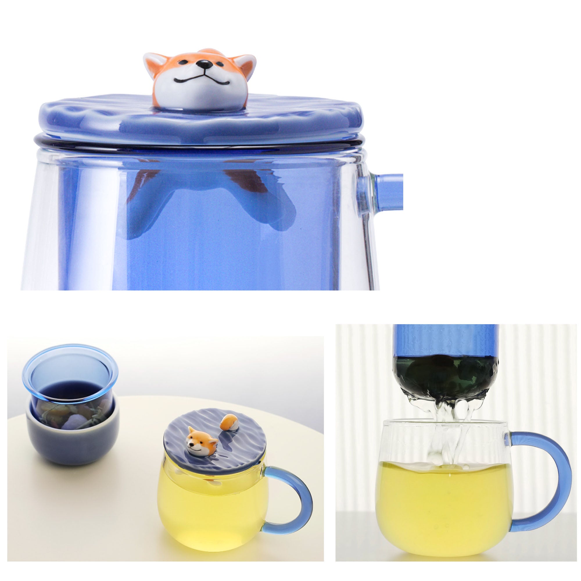 MUG,SHIBA,VERRE