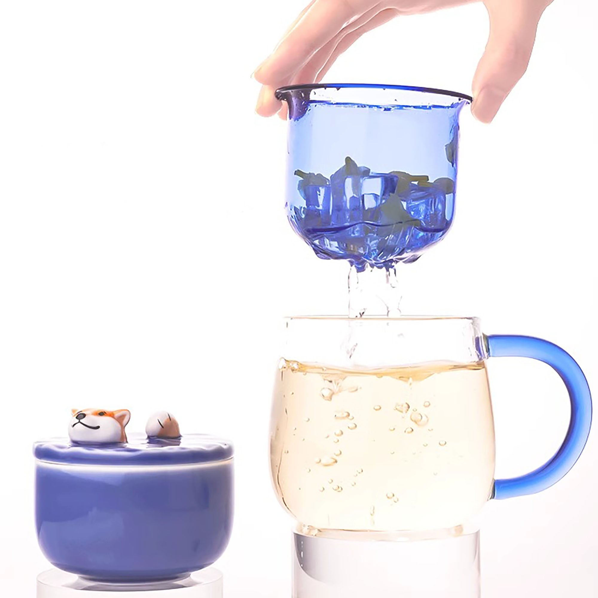 MUG,SHIBA,VERRE
