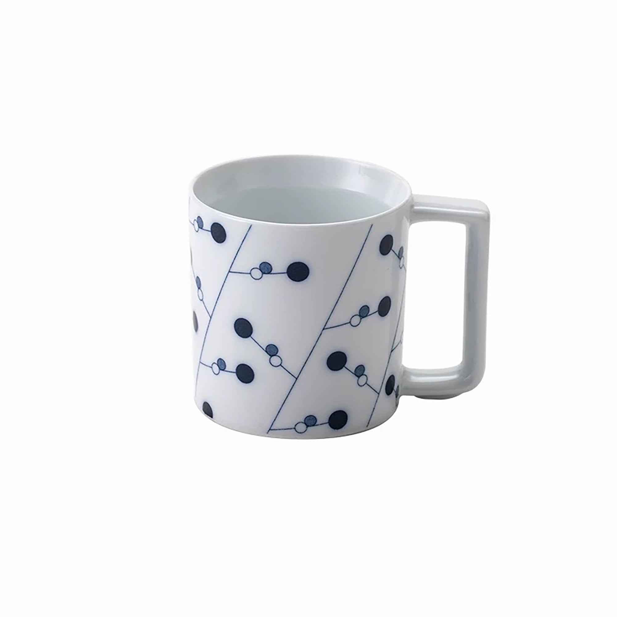 Mug en porcelaine Arita-yaki motif porte-bonheur