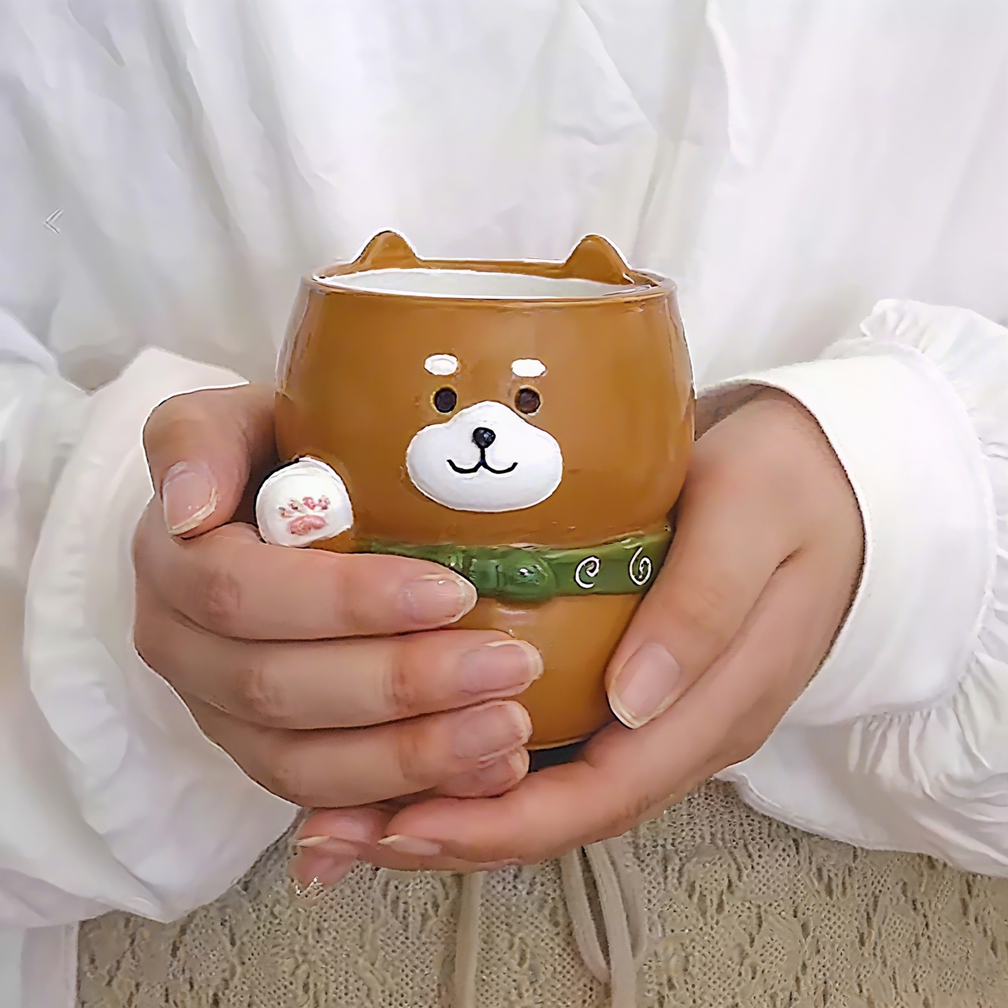 Mug porte-bonheur en céramique Décole