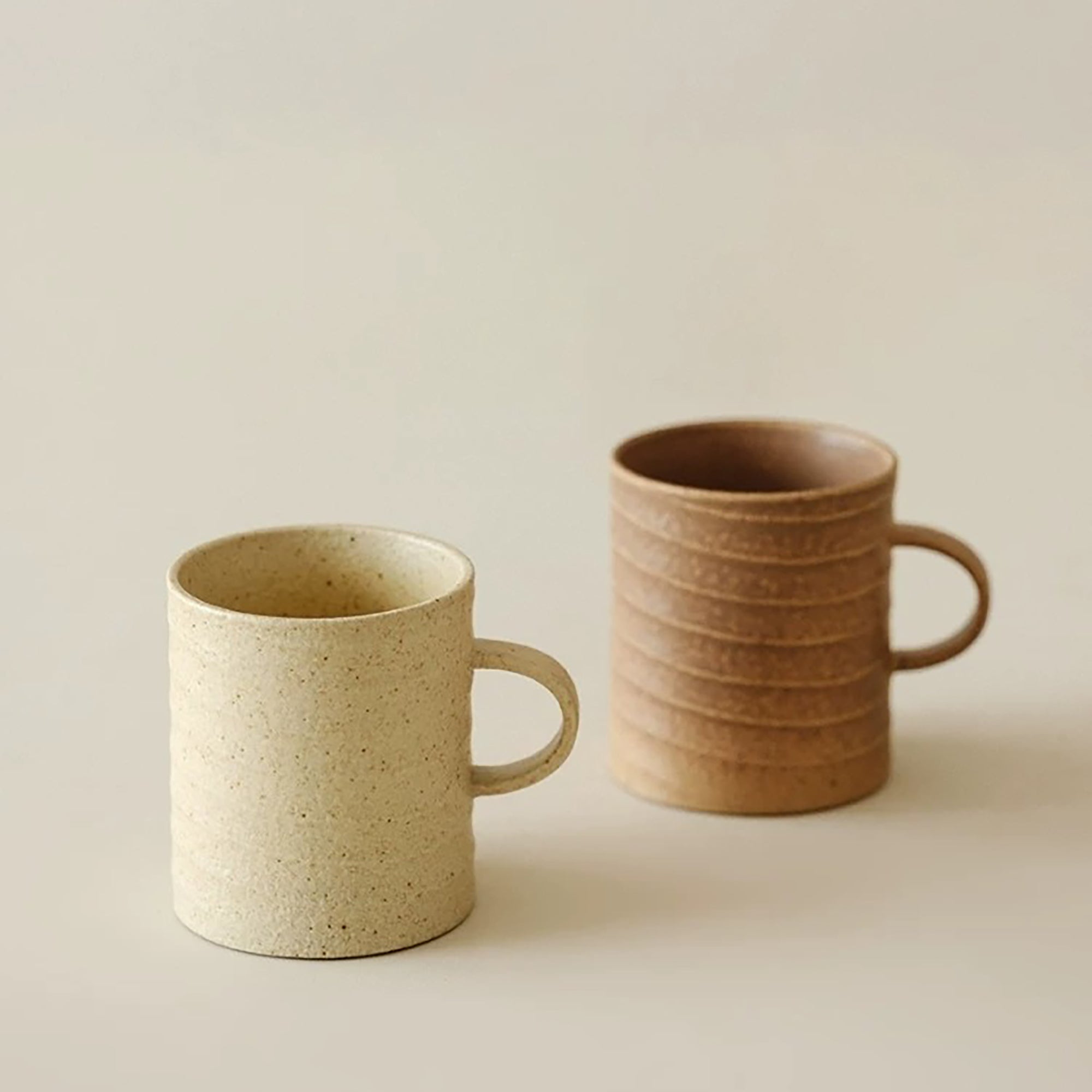 Mug en céramique émaillée effet four