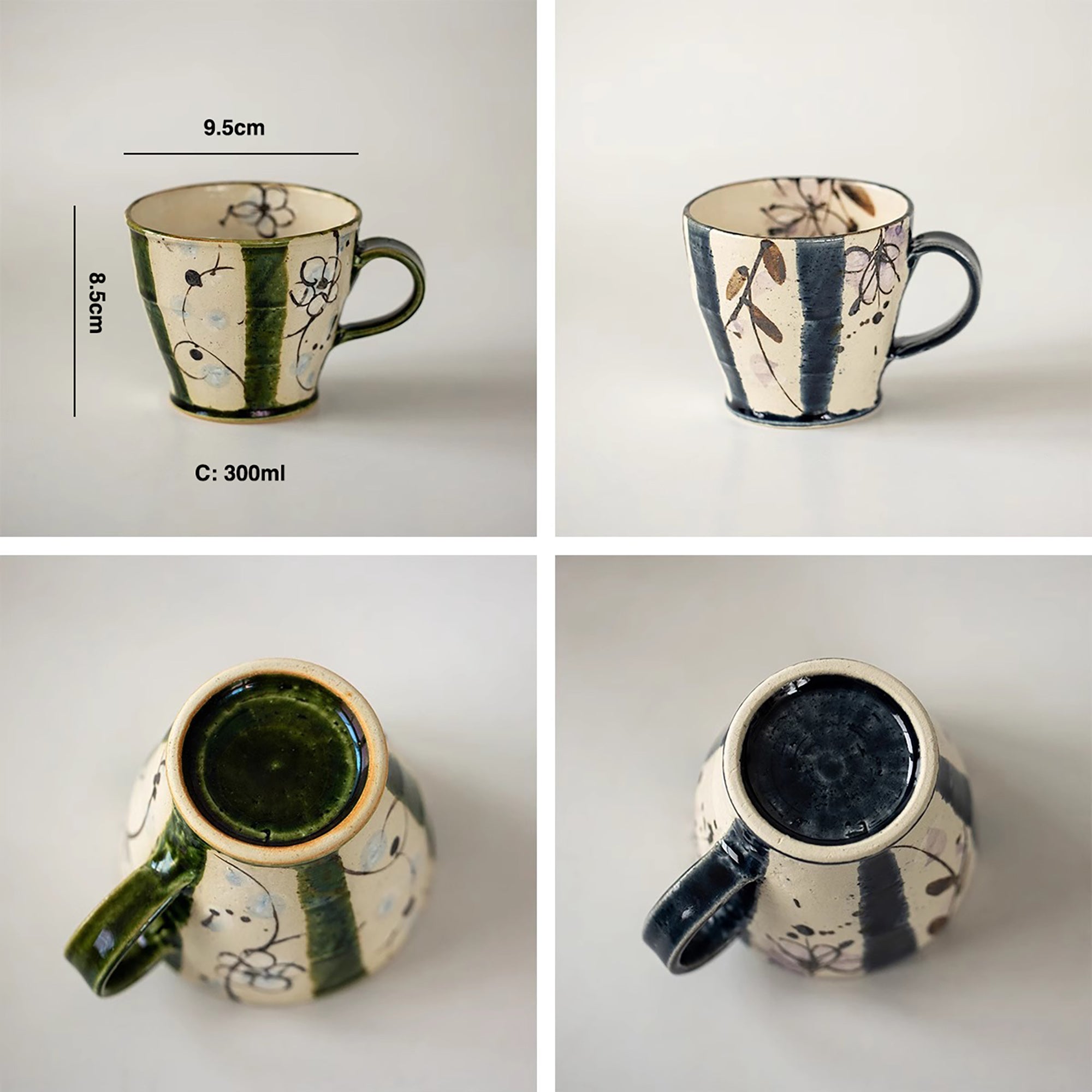 Mug en grès Seto-yaki