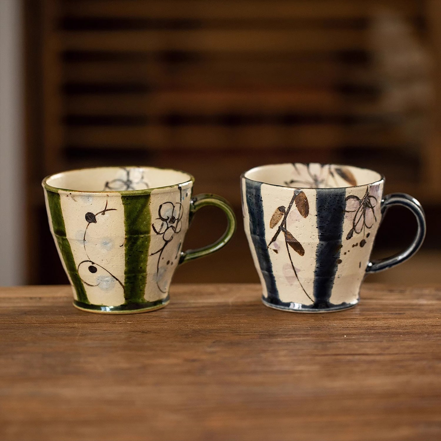 Mug en grès Seto-yaki
