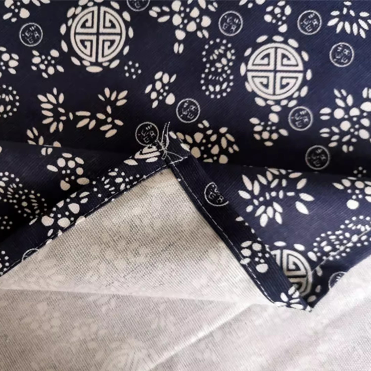 Nappe en lin et coton artisanal