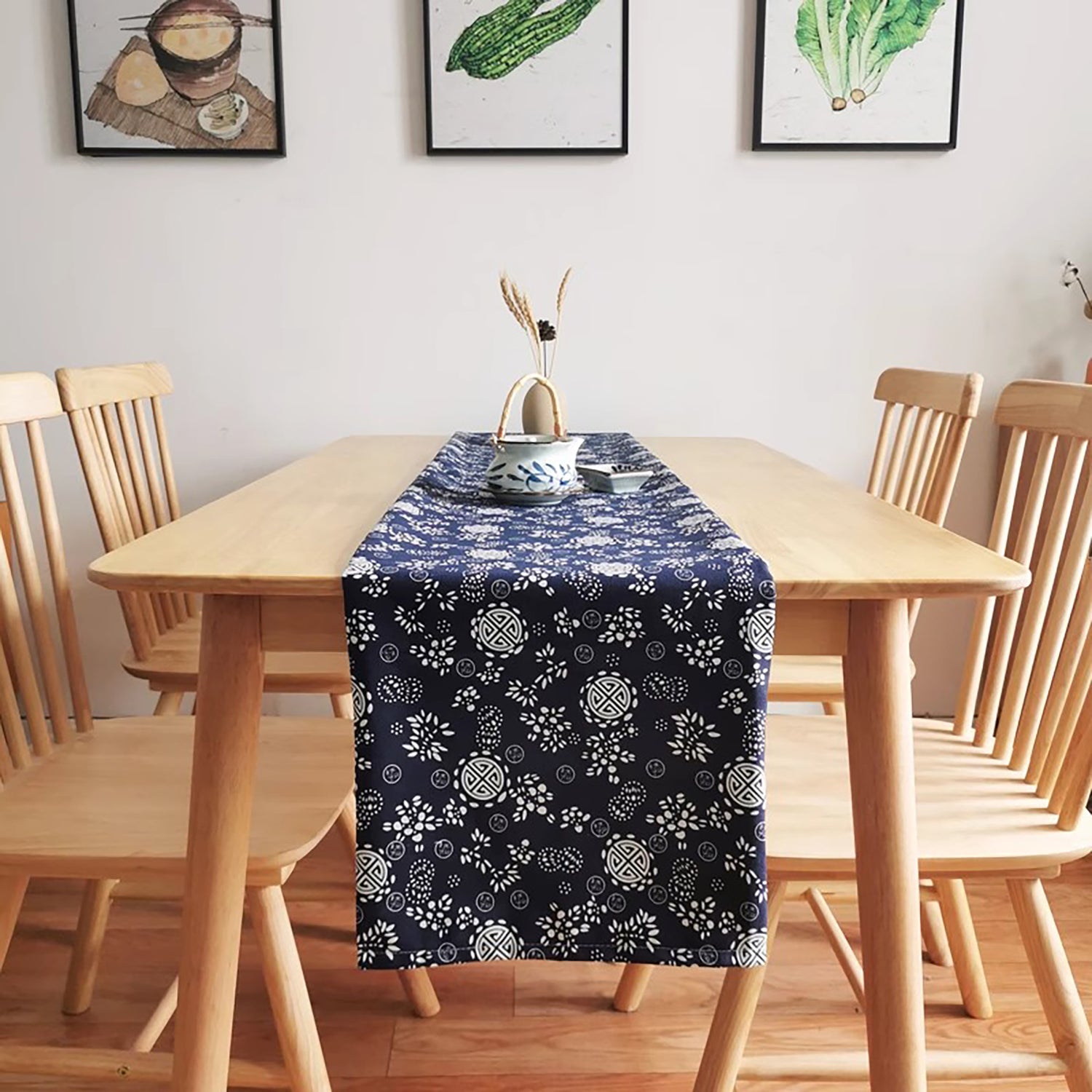 Nappe en lin et coton artisanal