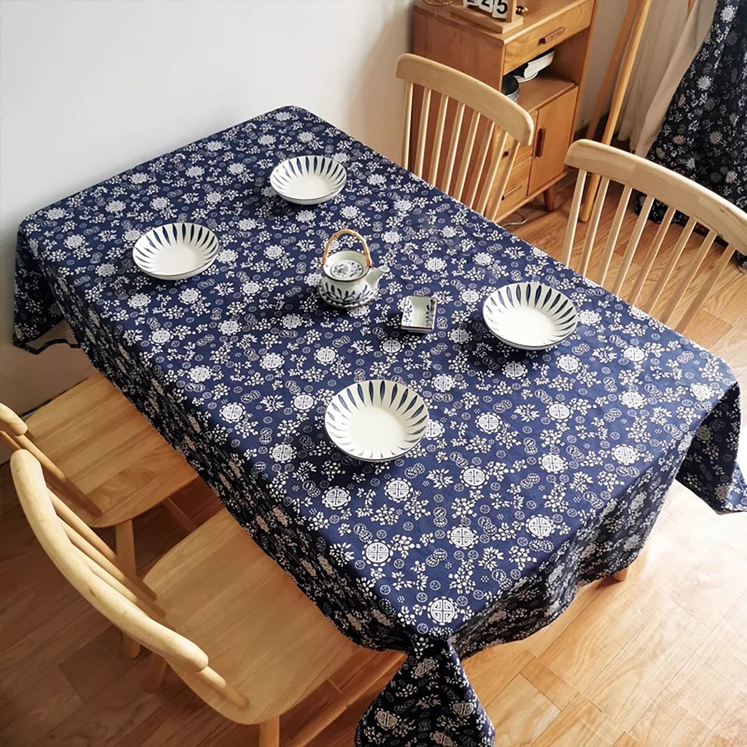 Nappe en lin et coton artisanal