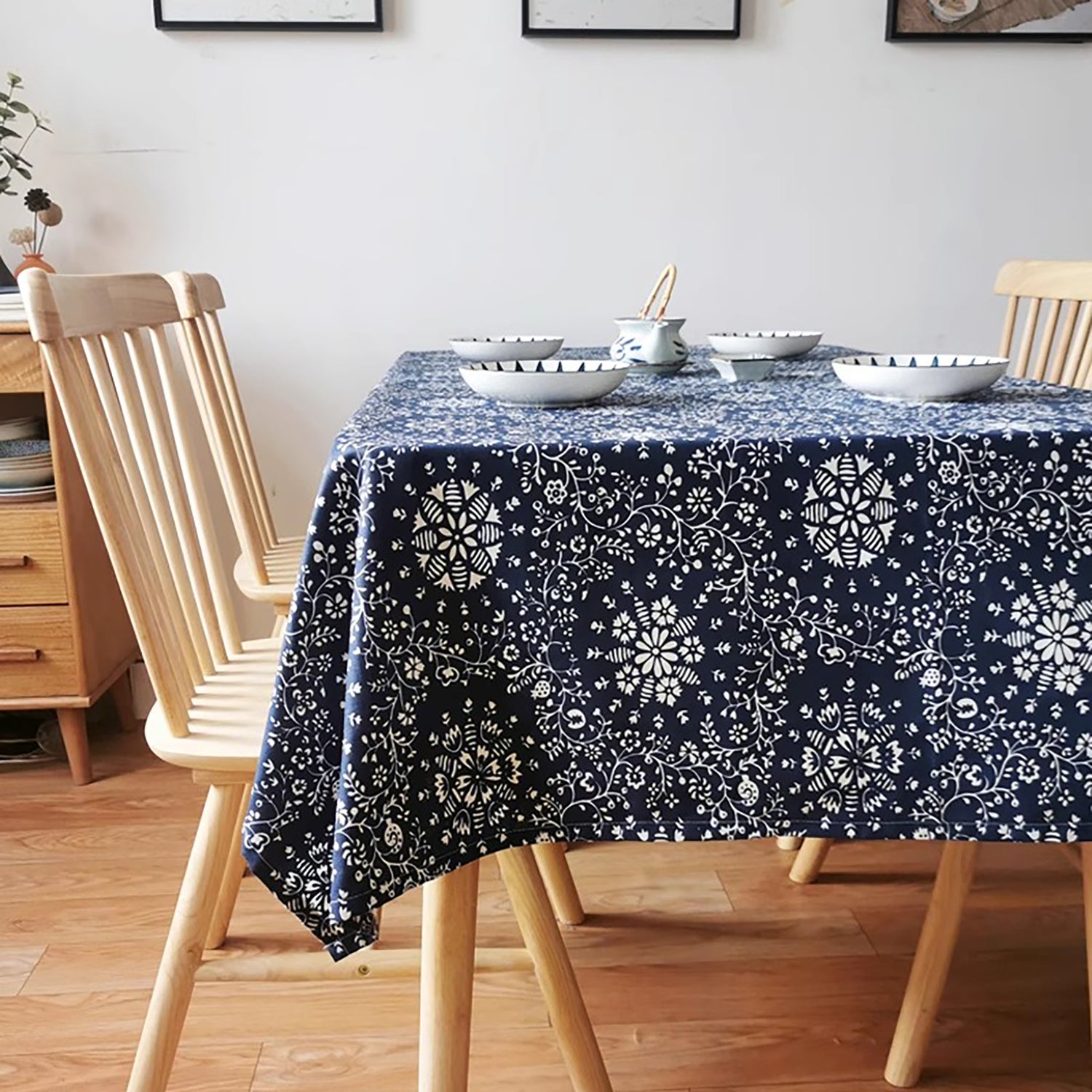 Nappe en lin et coton artisanal