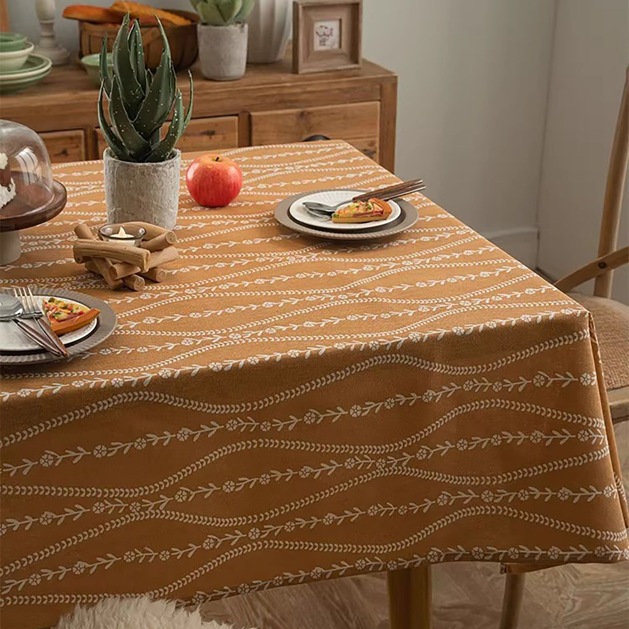 Nappe en lin et coton