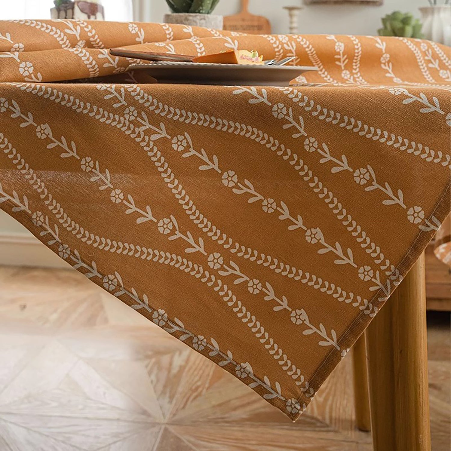 Nappe en lin et coton