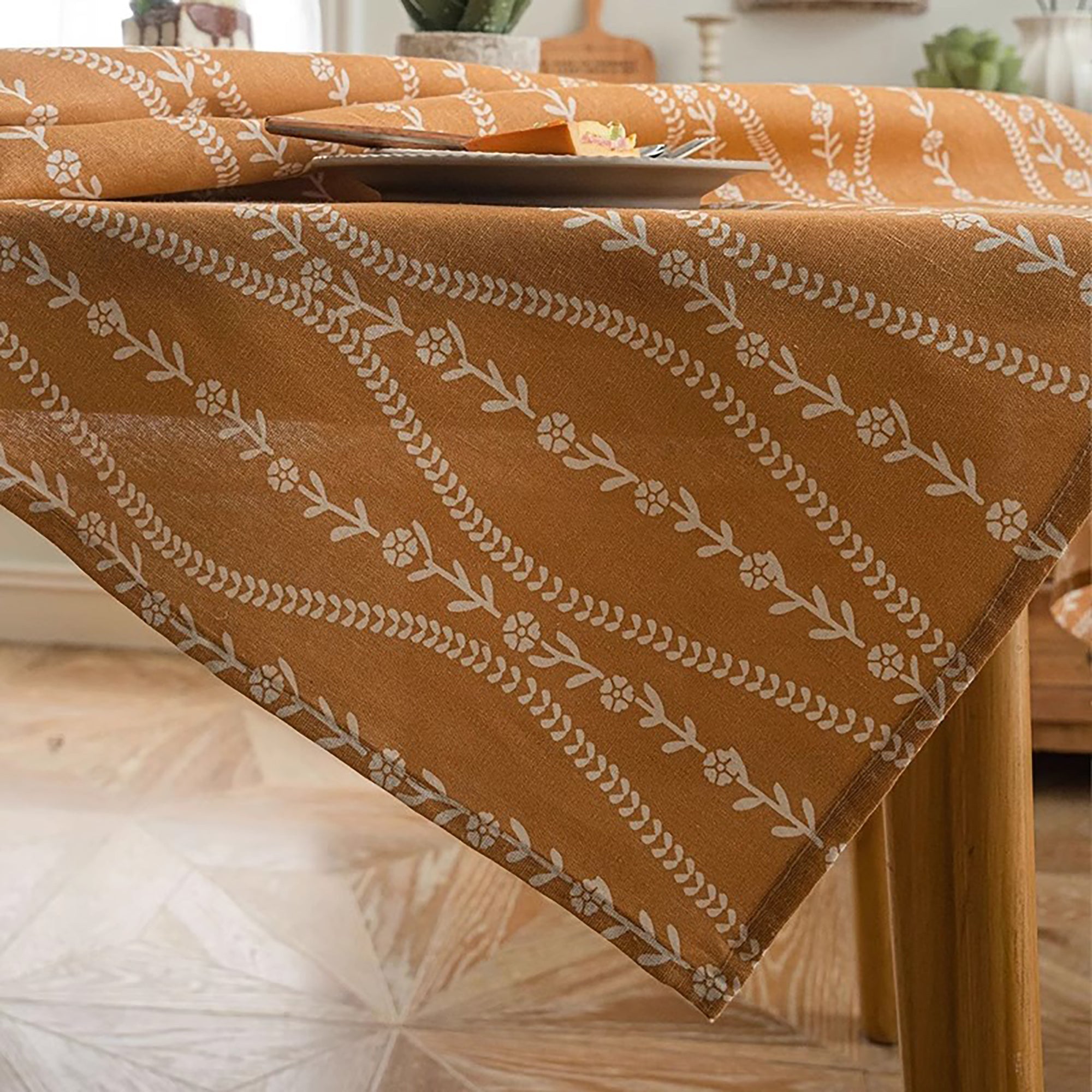 Nappe en lin et coton