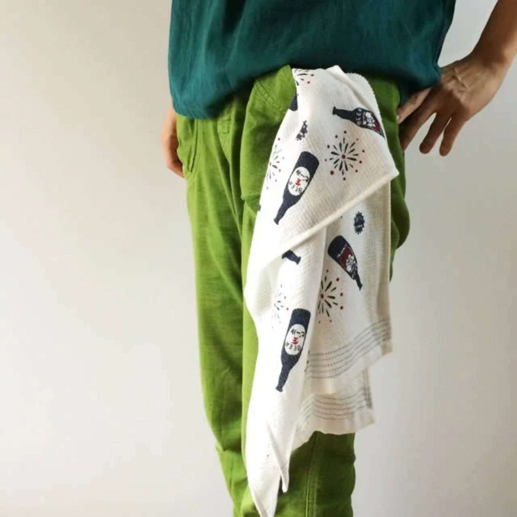 Serviette japonaise longue en coton Kontex série Sumo