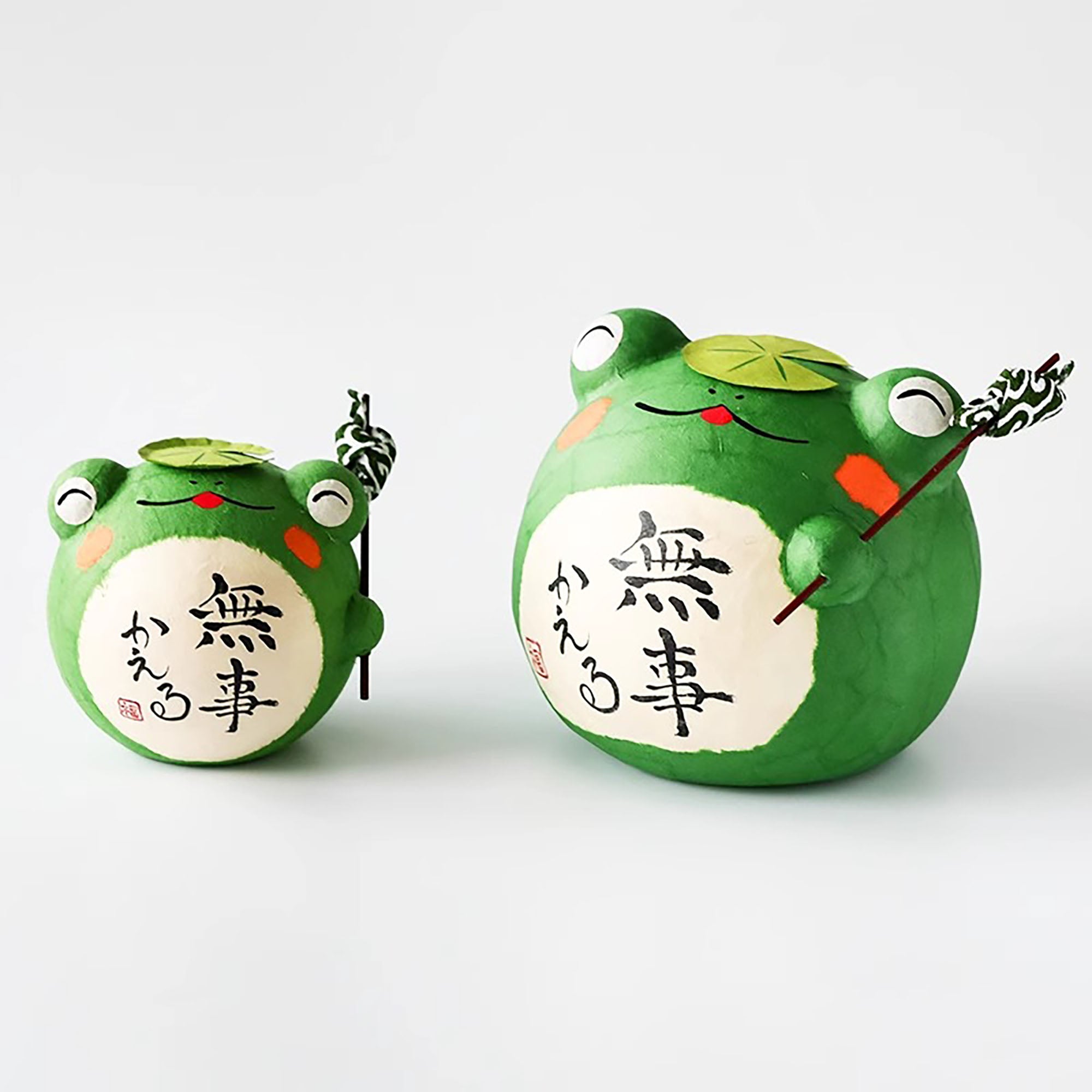 Figurine grenouille en papier washi