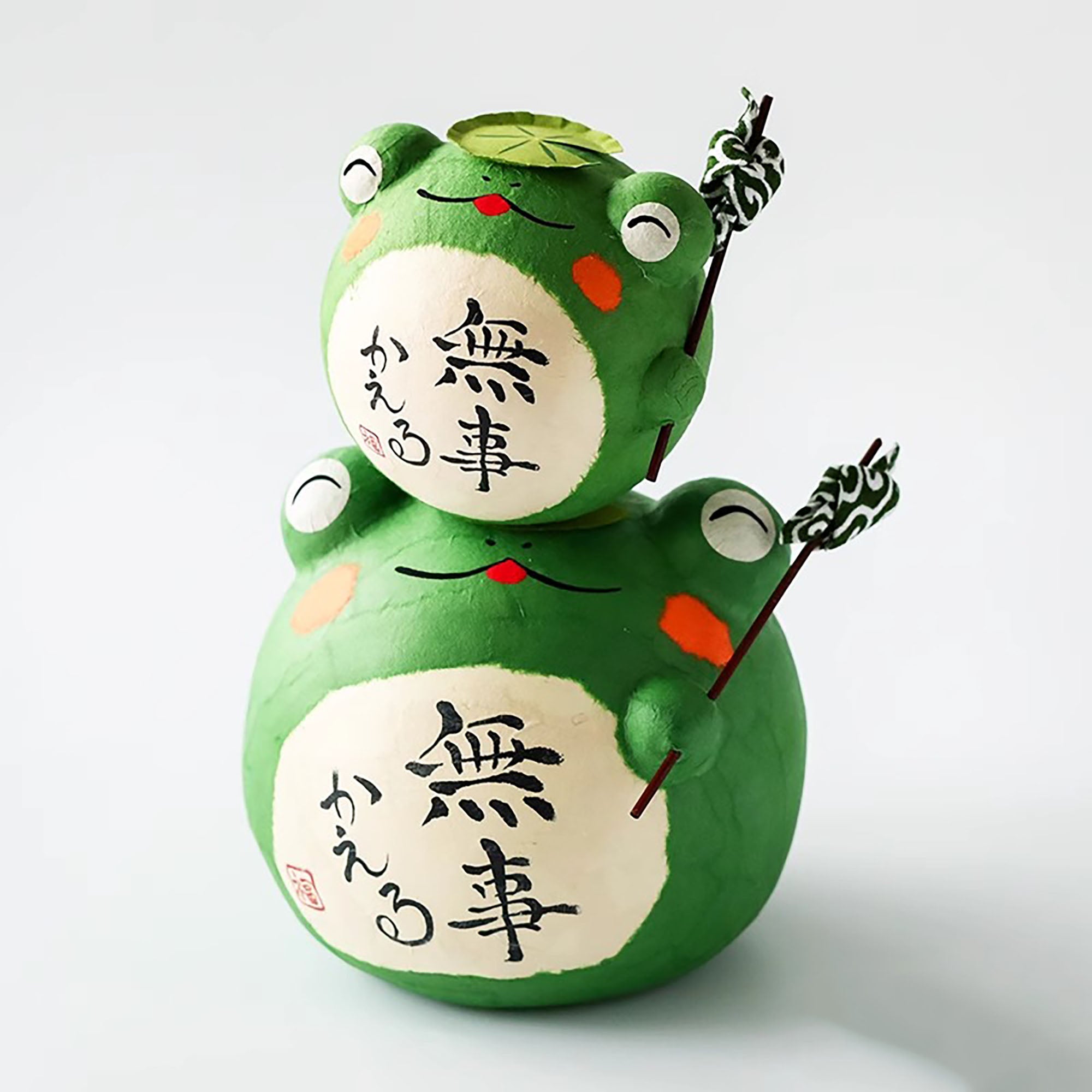 Figurine grenouille en papier washi