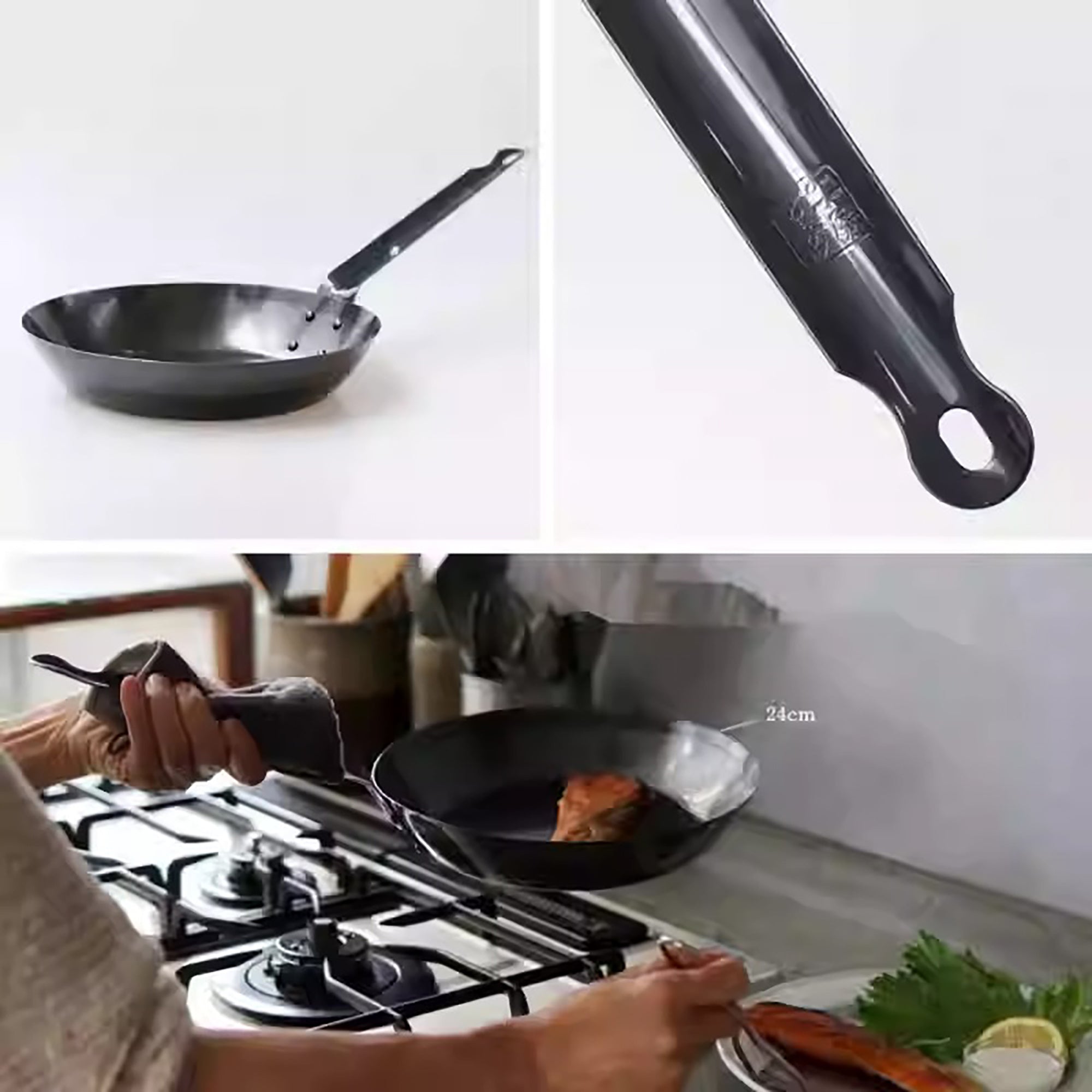 Poêle plate japonaise Nakao en fer pur