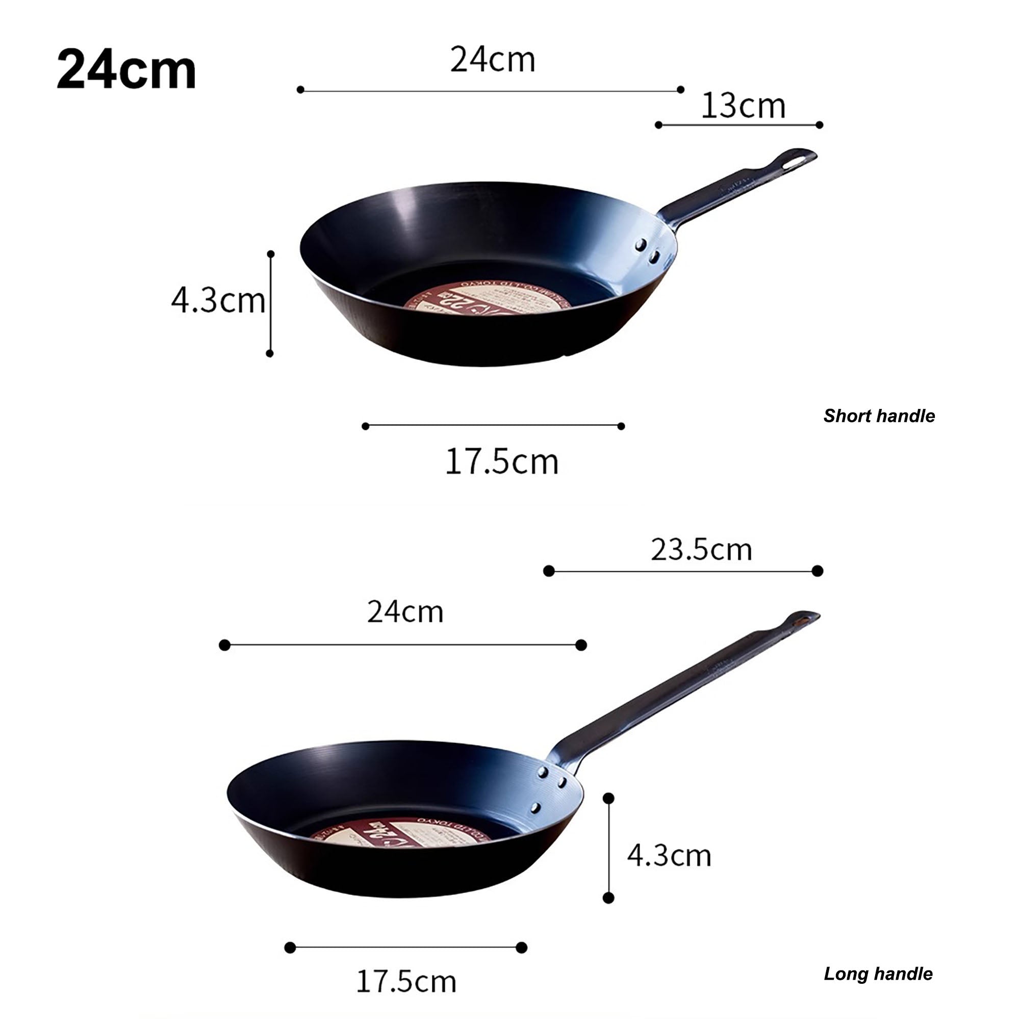 Poêle plate japonaise Nakao en fer pur
