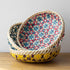 Panier rond en rotin fait main