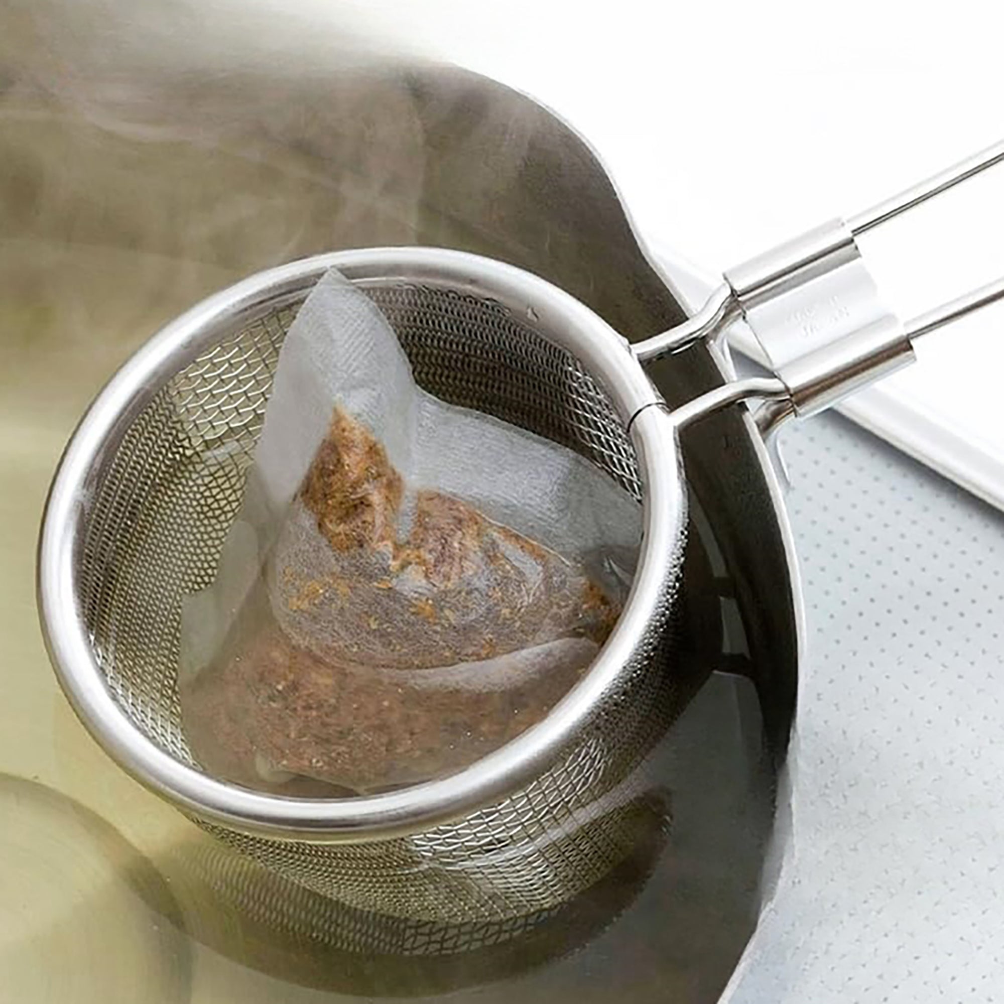 Passoire japonaise en inox pour oden
