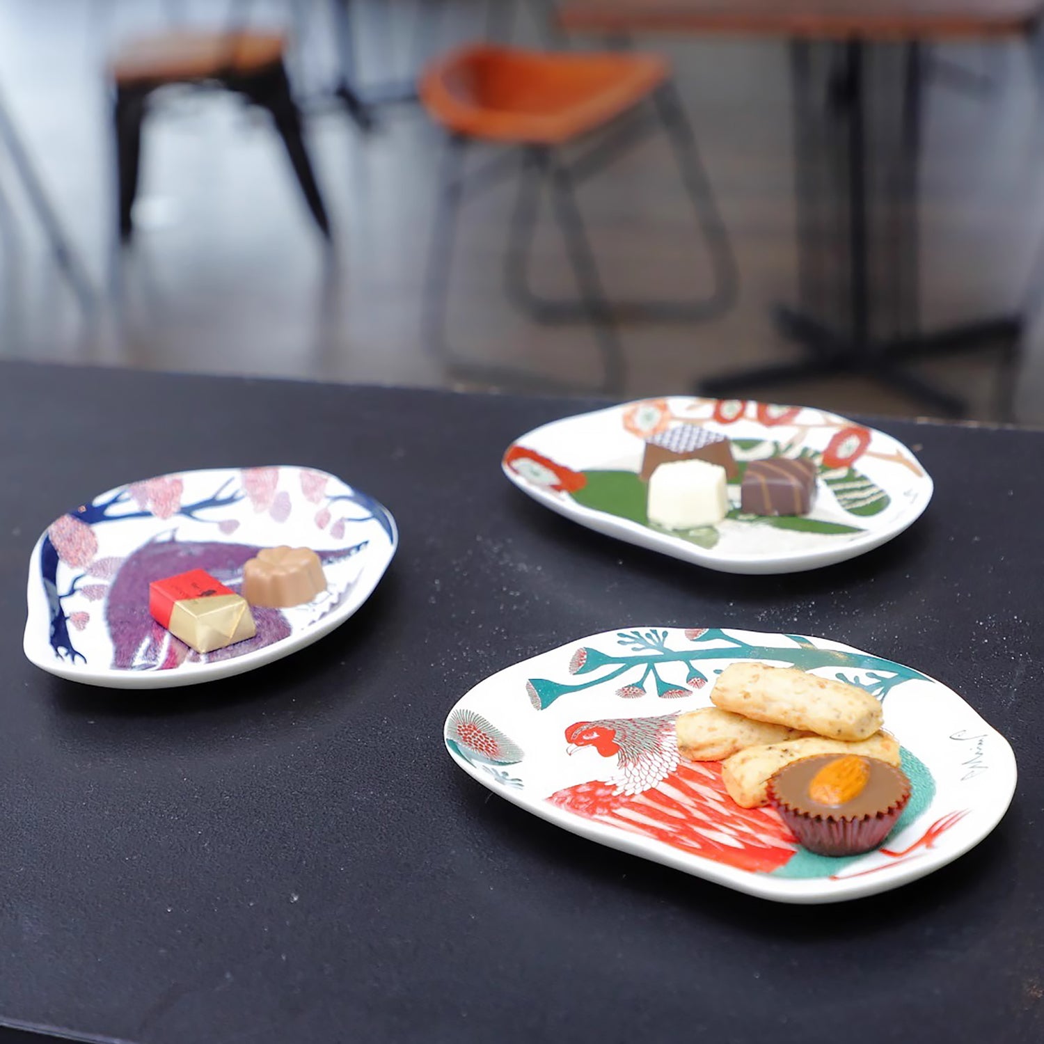 Petit plat en céramique japonais Morita MIW