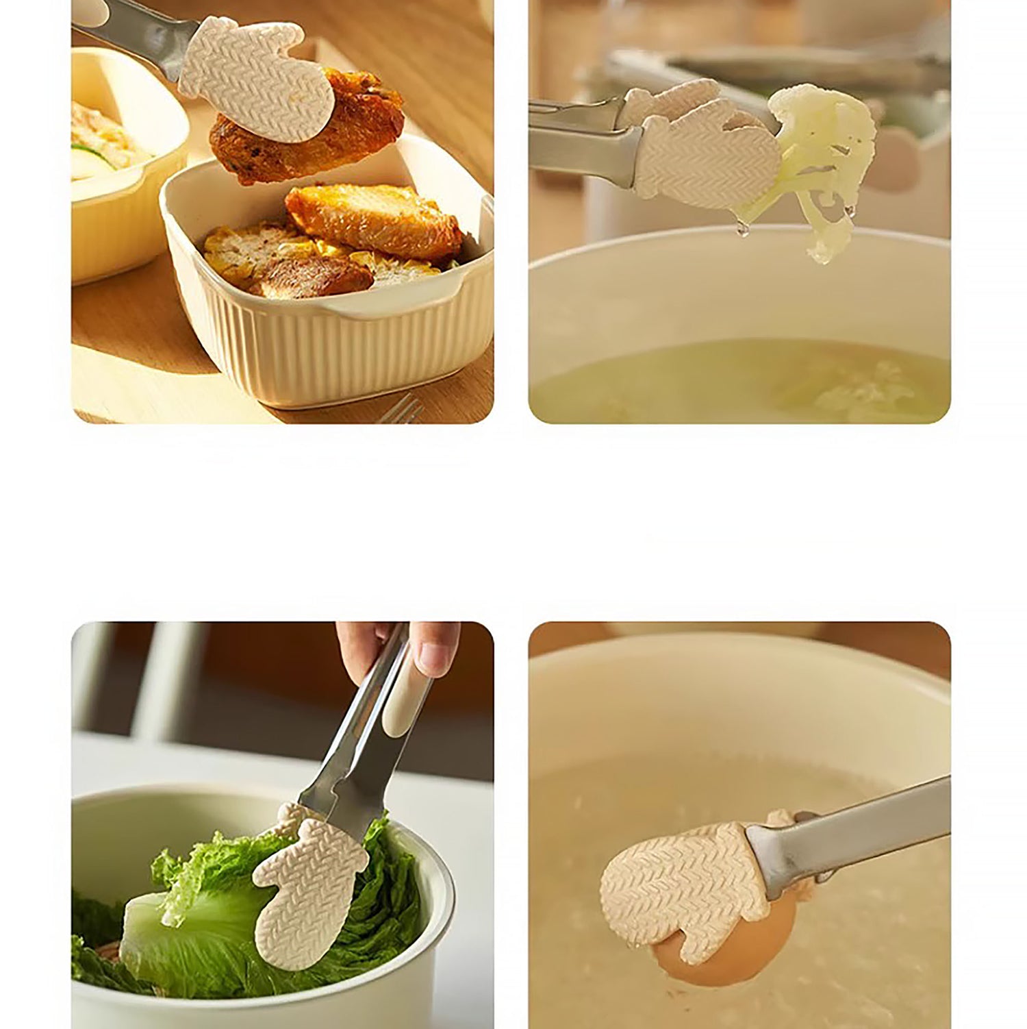 Pince alimentaire avec design gant mignon