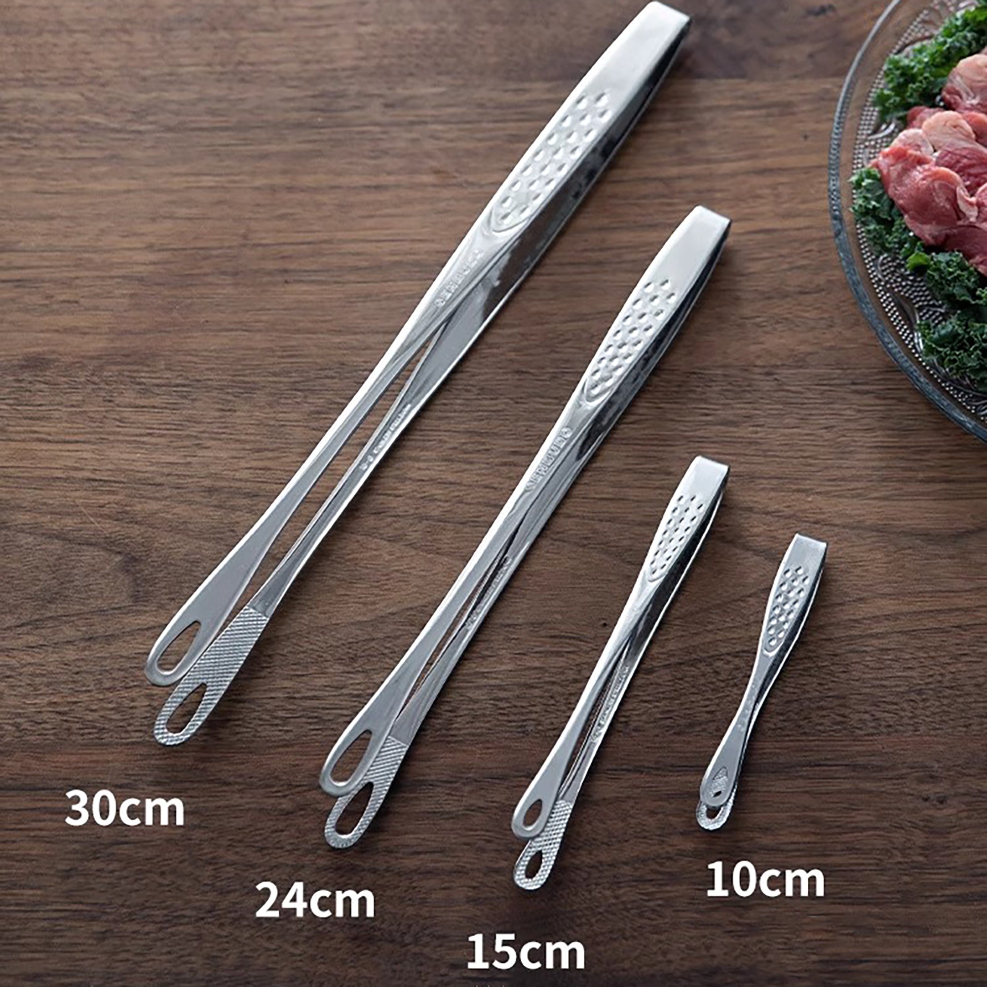 Pince alimentaire fine en inox Shimoyama
