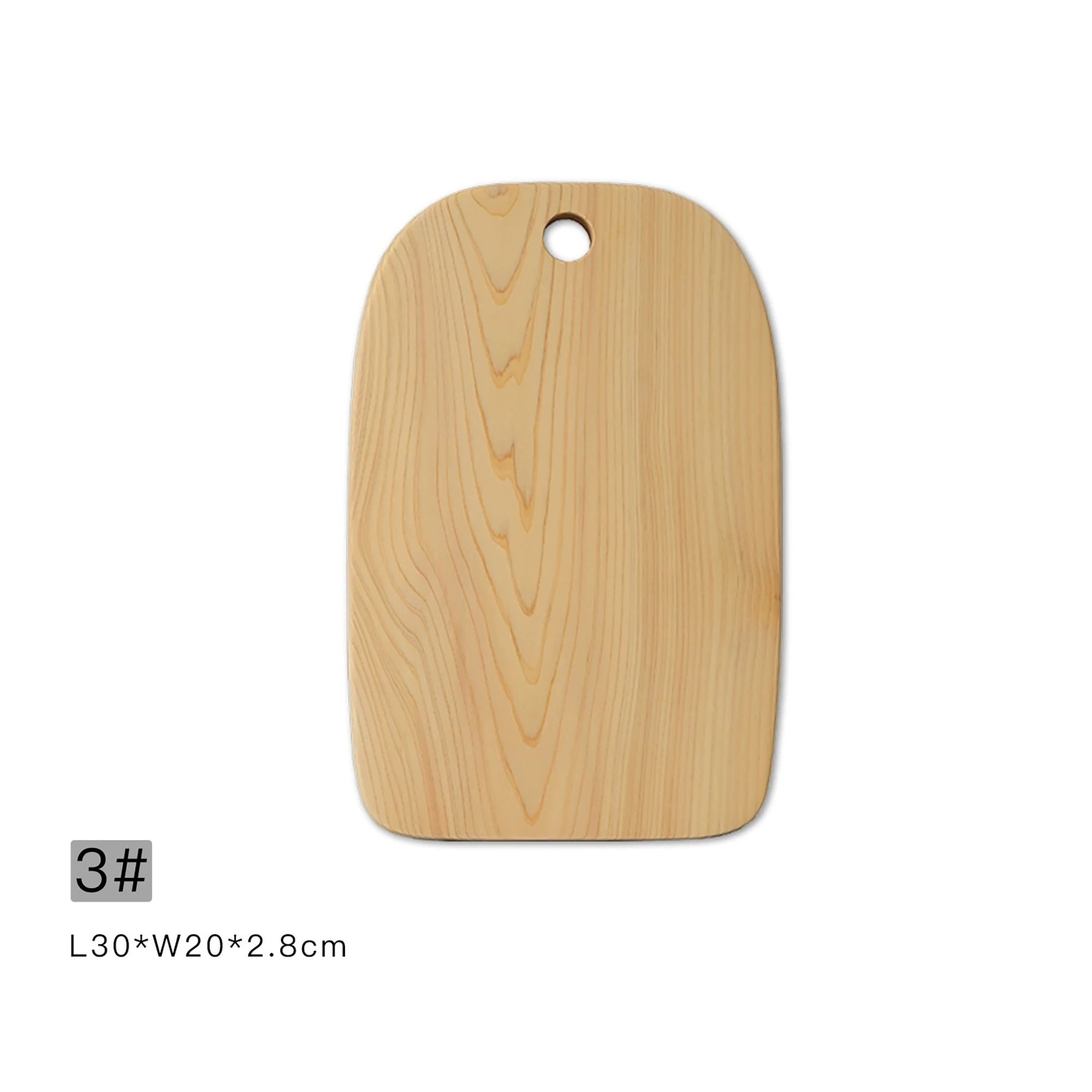 Planche à découper en bois Hinoki massif