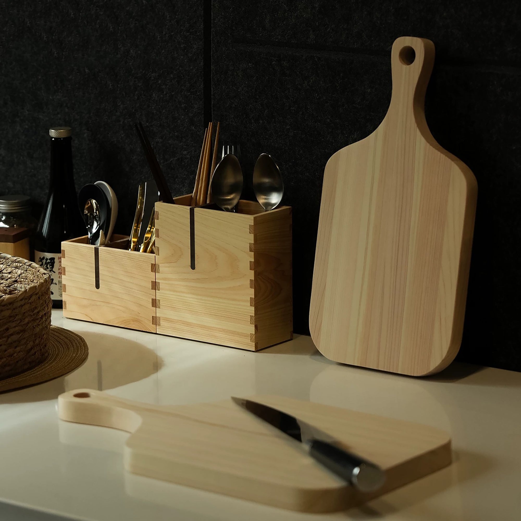 Planche à découper en bois Hinoki
