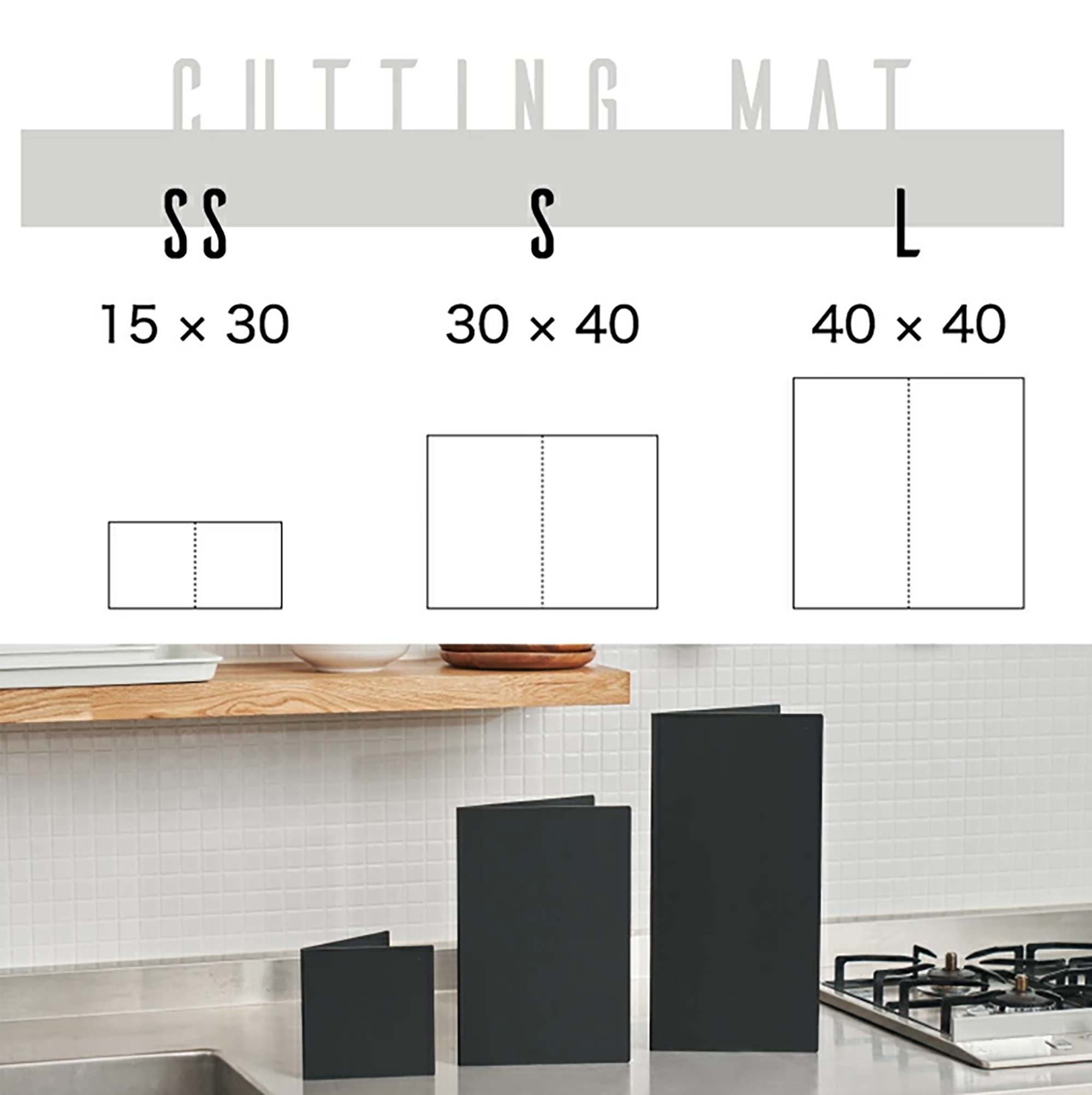 Planche à découper pliable en résine