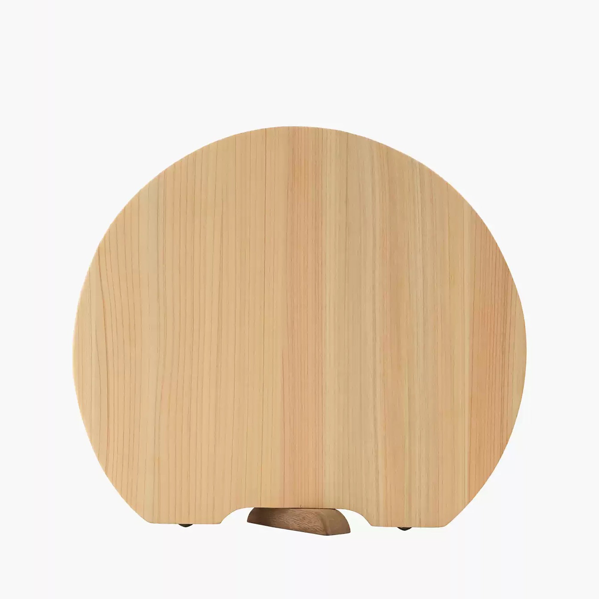 Planche à découper demi-ronde en Hinoki