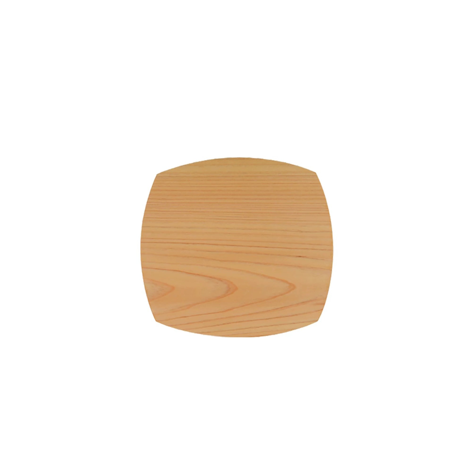 Plateau en bois Hinoki à bord relevé