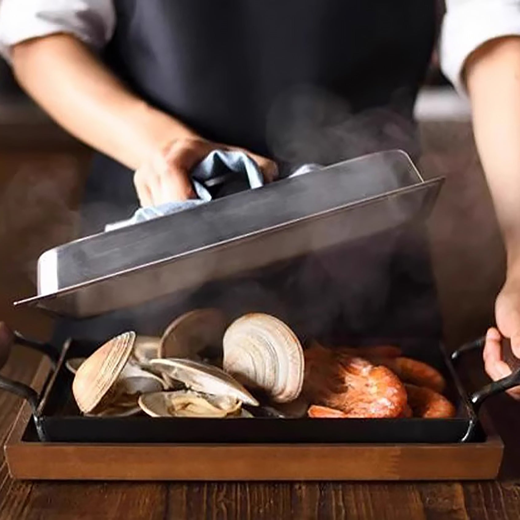 Plancha japonaise AUX en fonte forgée