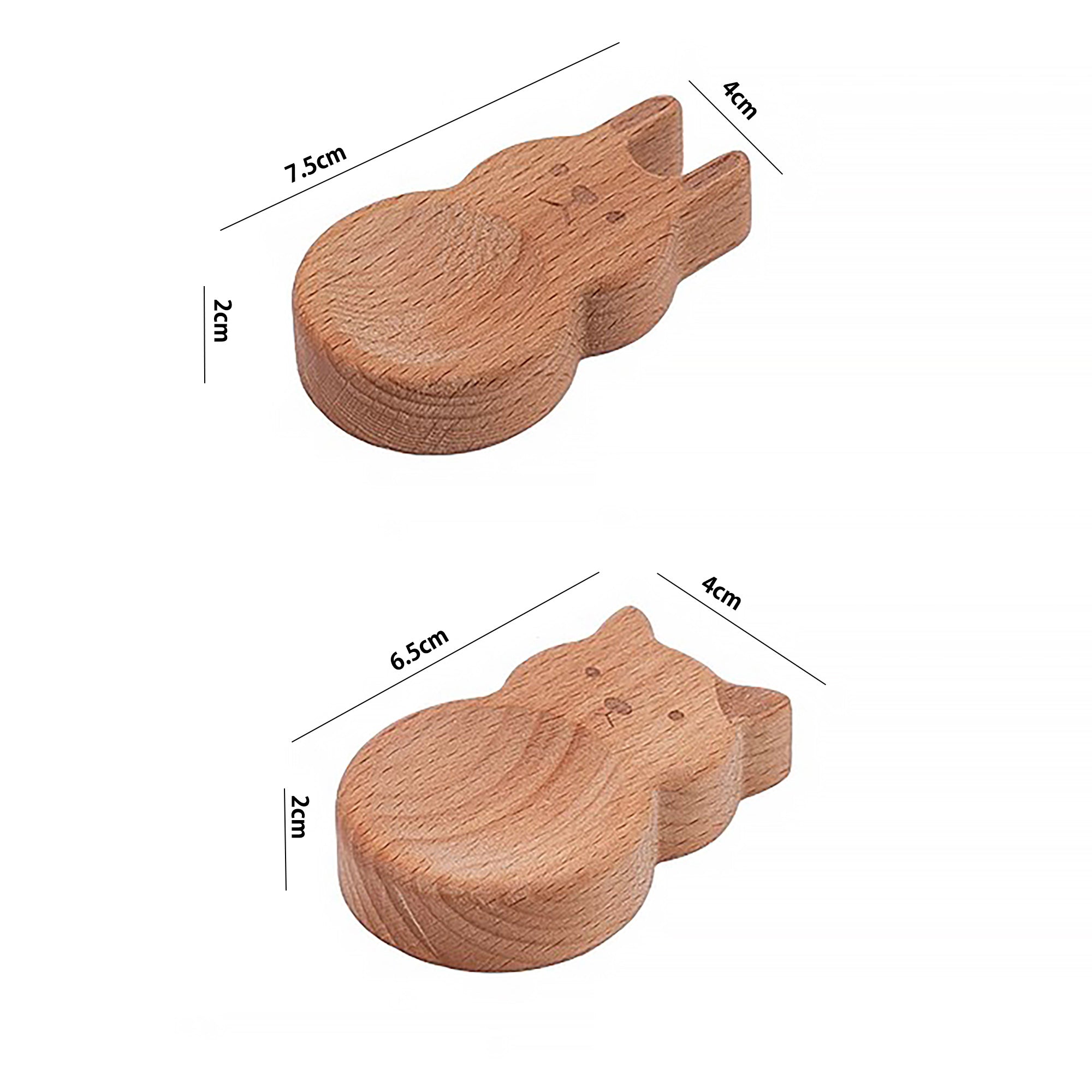 Repose-baguettes en bois avec mignon forme d&