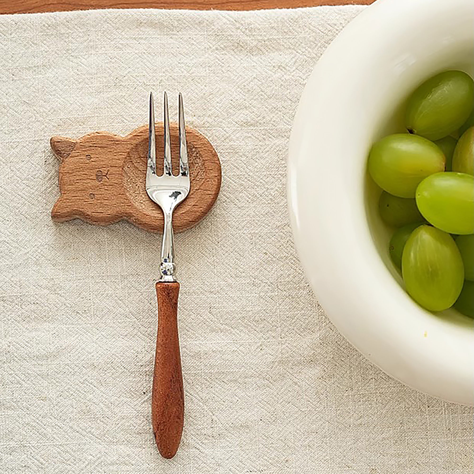 Repose-baguettes en bois avec mignon forme d&